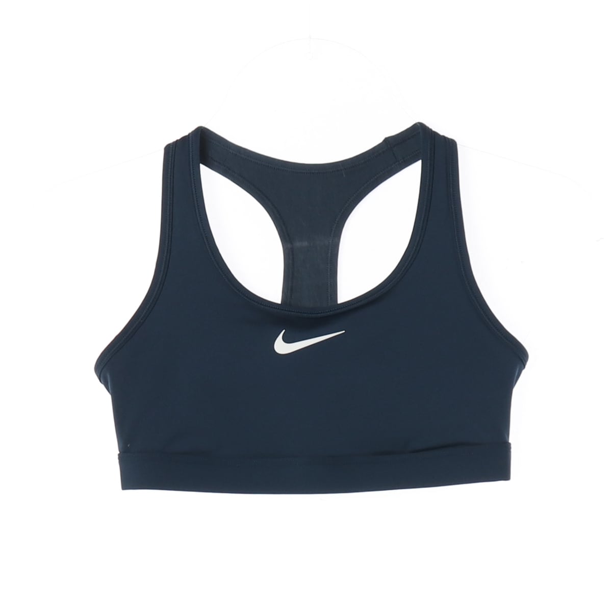 나이키 DRI-FIT 스우시 로고 레이서백 스포츠 브라탑 상세 이미지 1