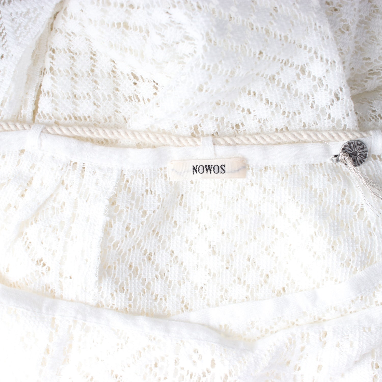 노워스 NOWOS 25SS 레이스 랩 스트레이트 롱 스커트 이미지 3