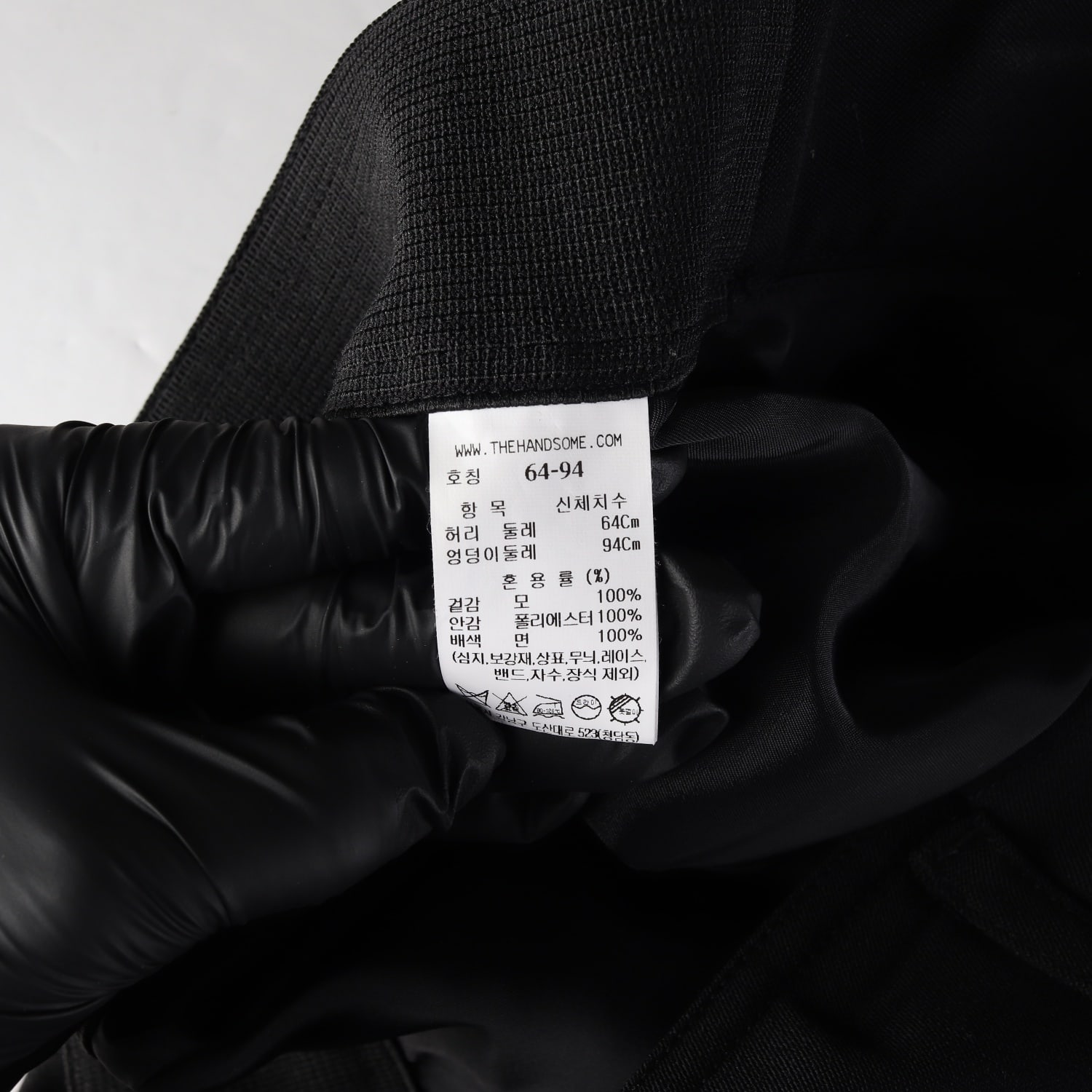 타임 24SS 핀턱 와이드 밴딩 슬랙스 팬츠 블랙 이미지 4
