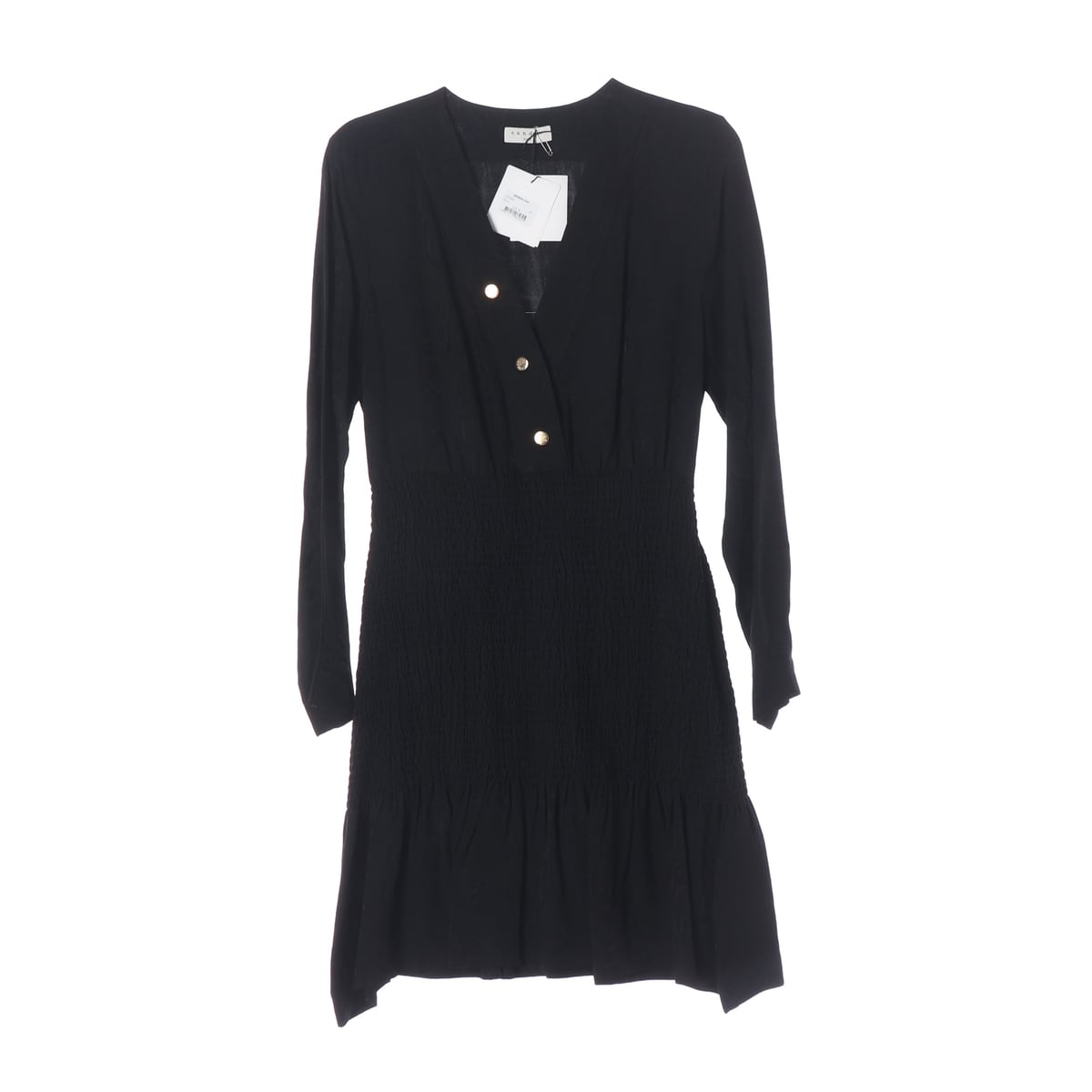 (새상품) 산드로 V넥 셔링 숏 원피스 상세 이미지 1