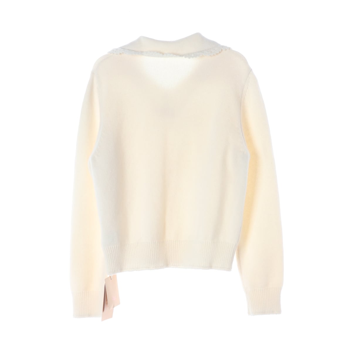 (새상품) 르니나 레이스 카라 울 100% 니트 스웨터 상세 이미지 3