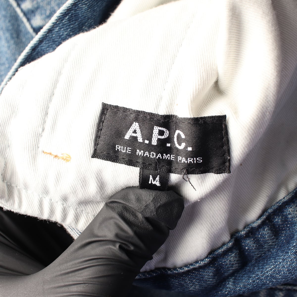 아페쎄 APC 클래식 면 데님 재킷 청자켓 미디엄블루 M 상세 이미지 3