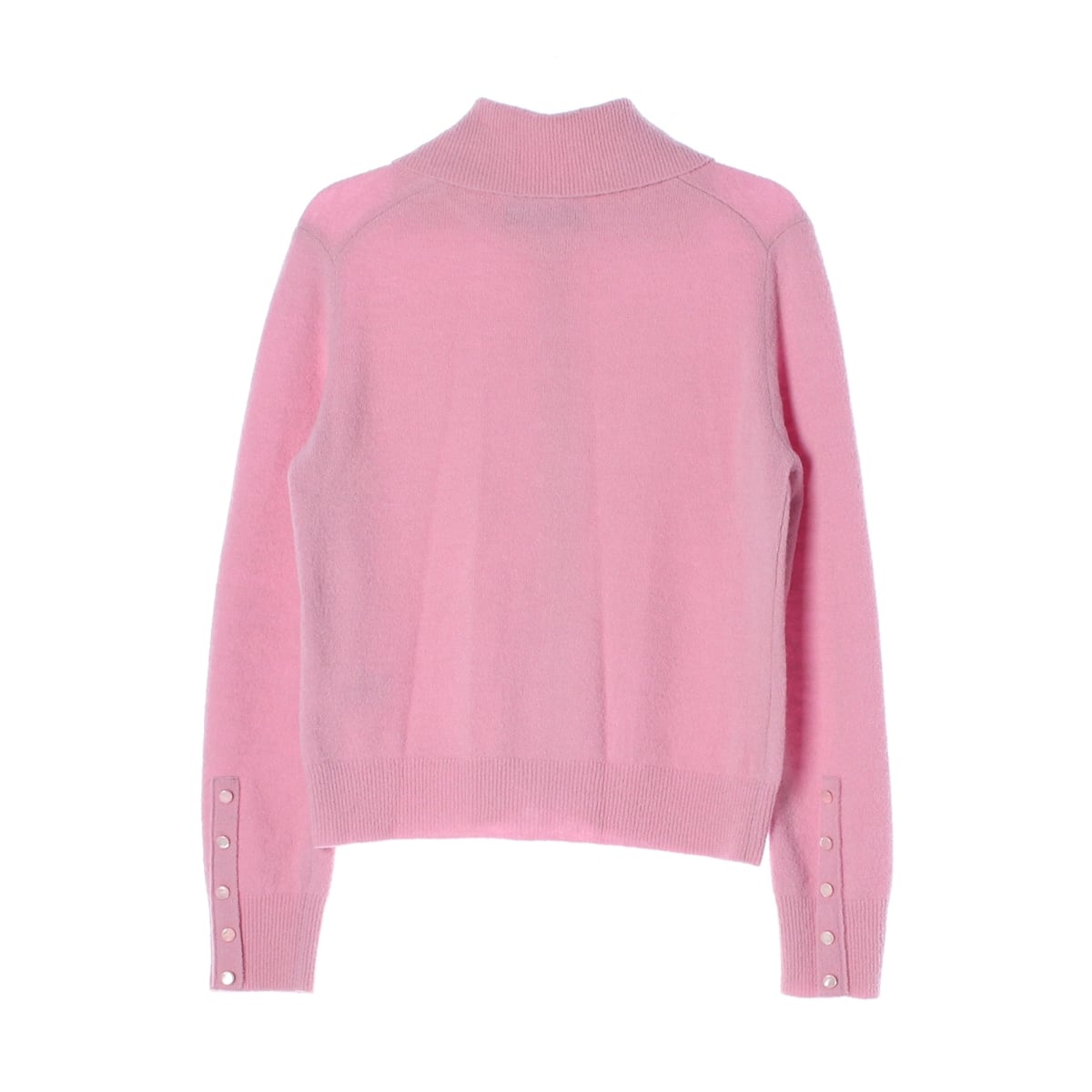 모조에스핀 24FW 울 블렌드 가디건 핑크 상세 이미지 2