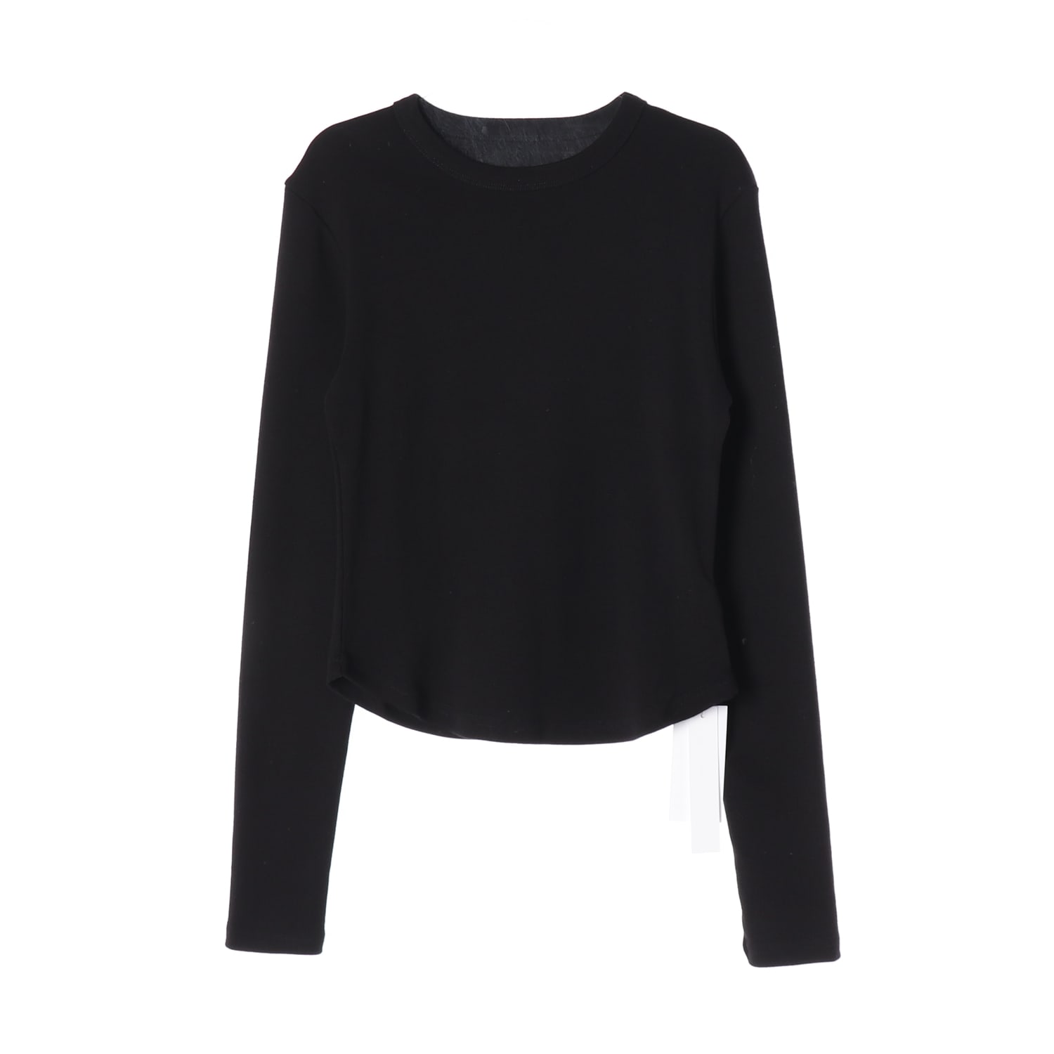 (새상품) 큐리티 24FW C 90S 라인 베이직 롱 슬리브 긴팔 티셔츠 블랙 이미지 1