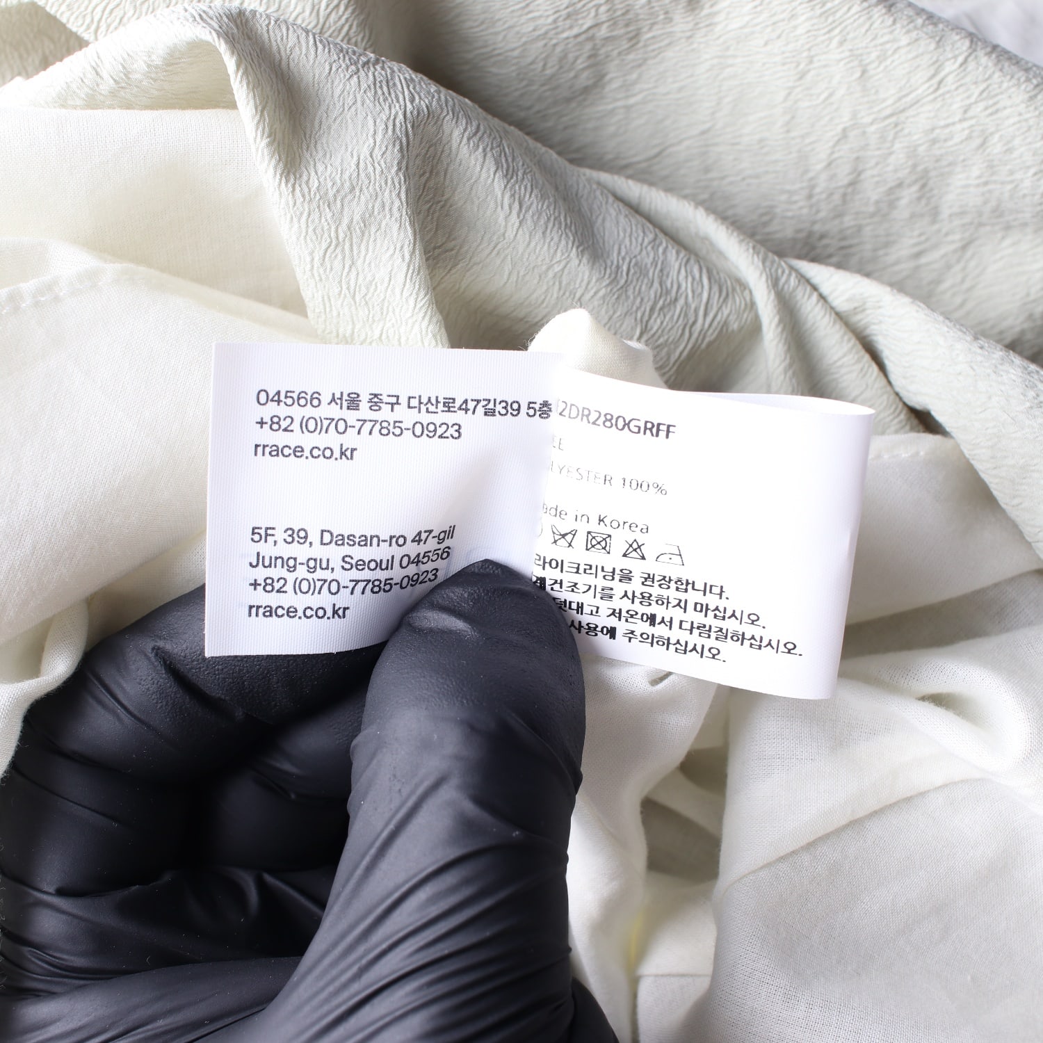레이스 홀터넥 민소매 세트 롱 원피스 이미지 4