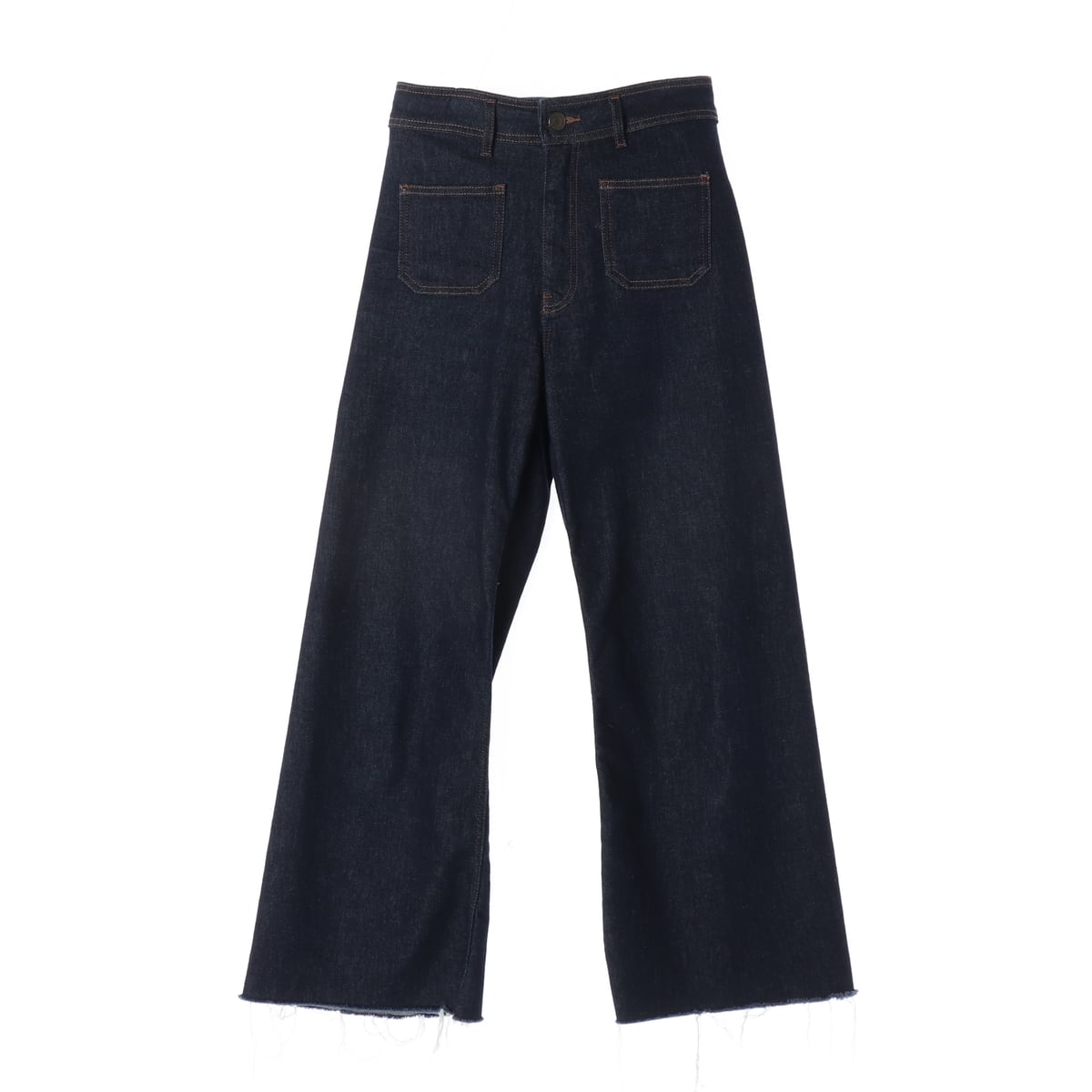 자라 프론트 포켓 와이드 데님 팬츠 상세 이미지 1