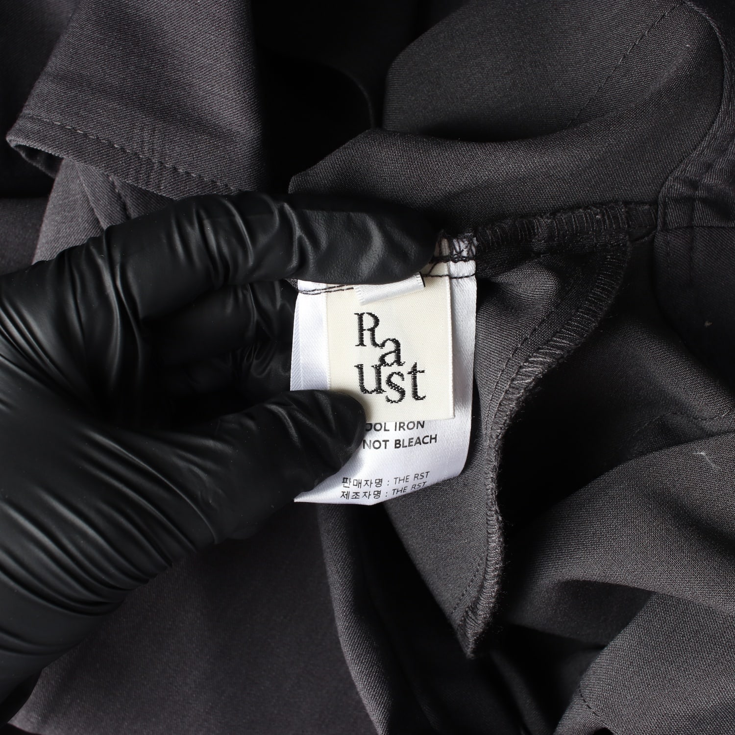 더라우스트 24FW 드레이프 플리츠 스커트 GRAY 이미지 3