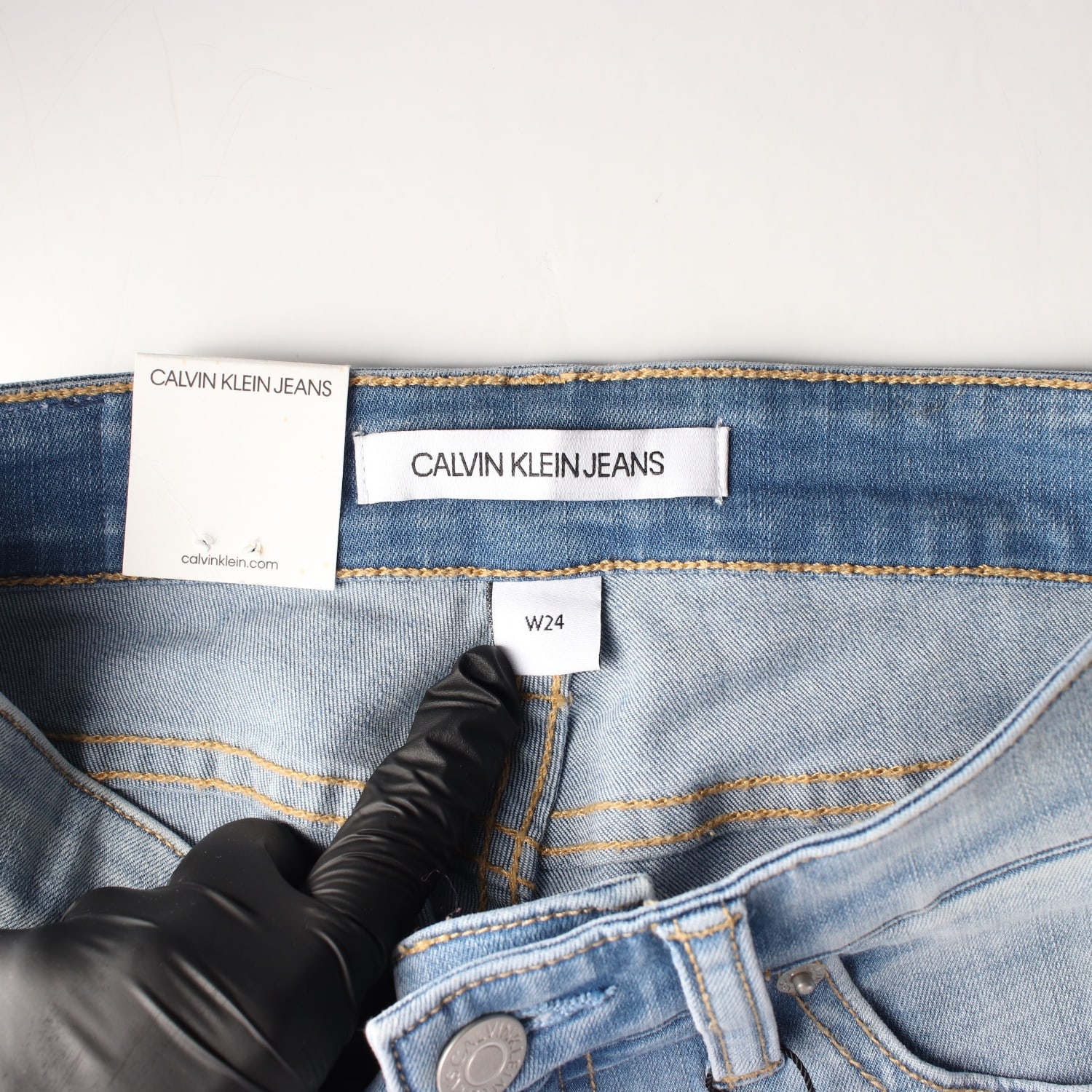 (새상품) 캘빈클라인 진 슬림핏 면 데님팬츠 이미지 3