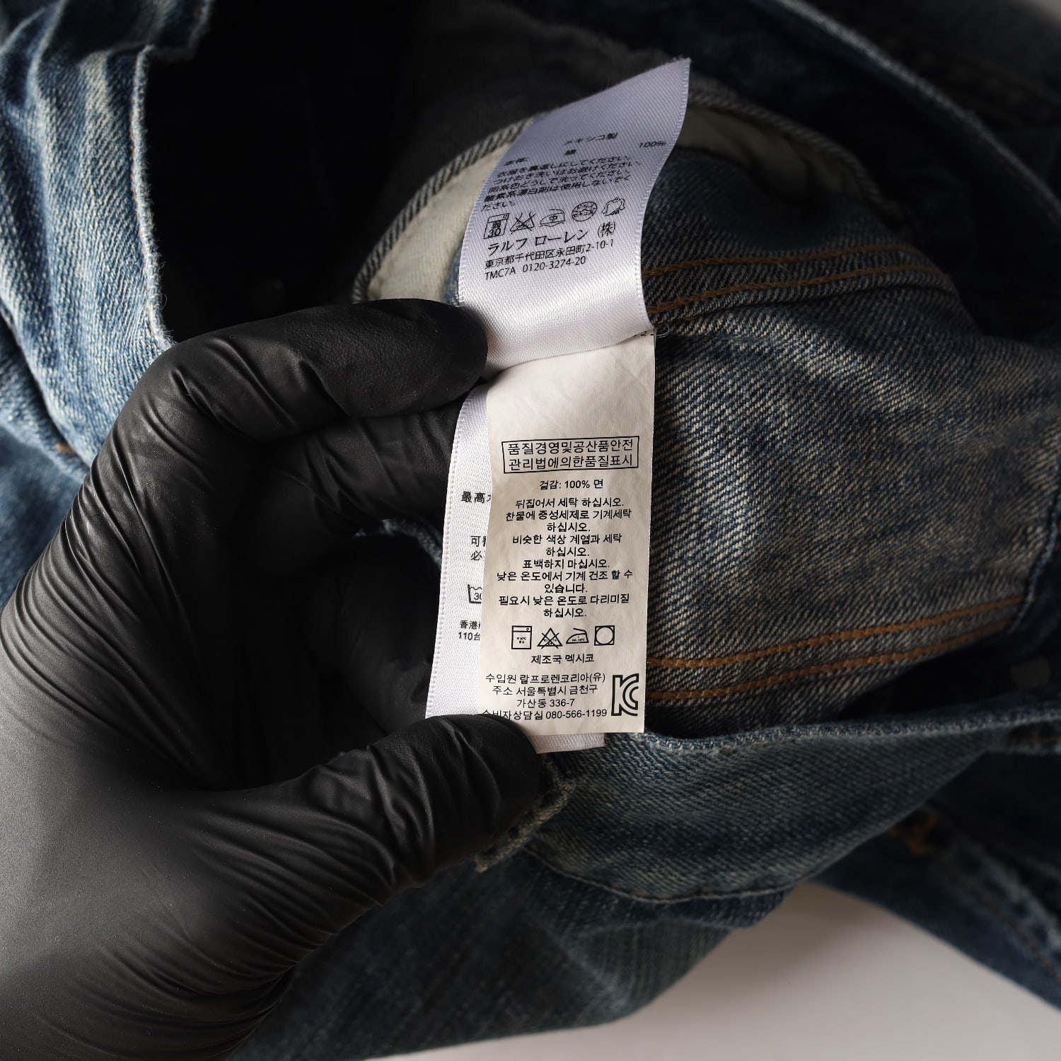 데님앤서플라이 빈티지 워싱 데님 재킷 청자켓 이미지 4