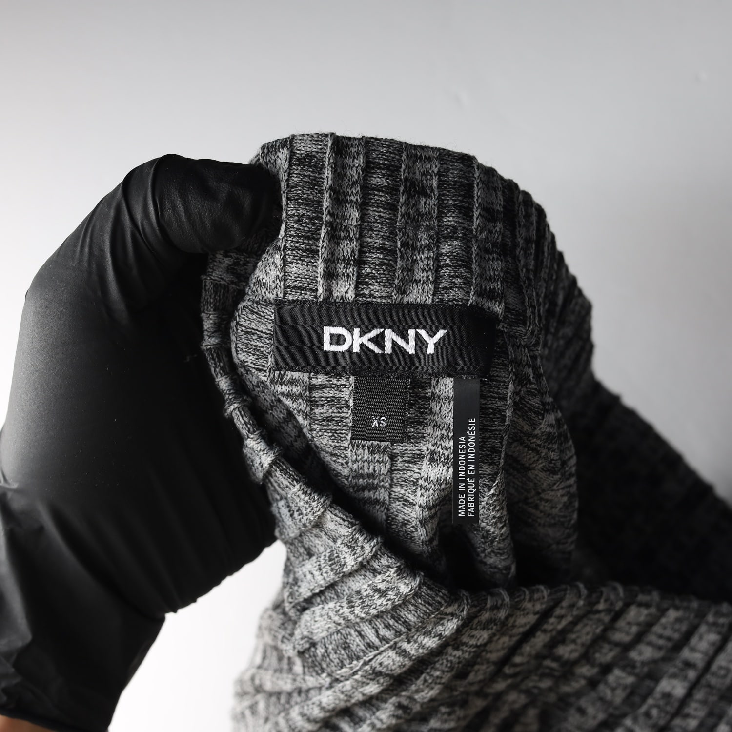 디케이엔와이 DKNY 골지 슬림 롱 스커트 멜란지 이미지 3