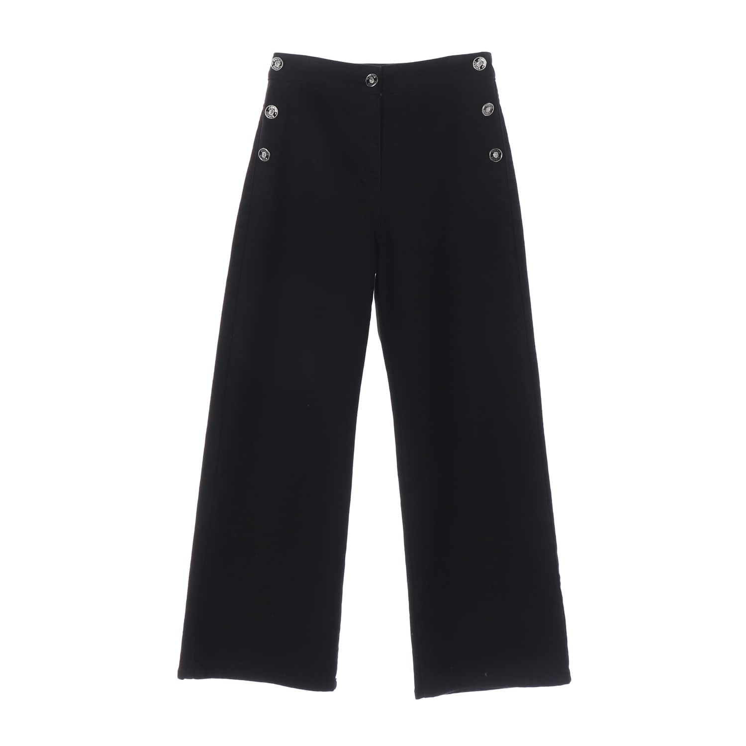 타임 22FW 세일러 버튼 와이드핏 데님 팬츠 블랙 진 이미지 1