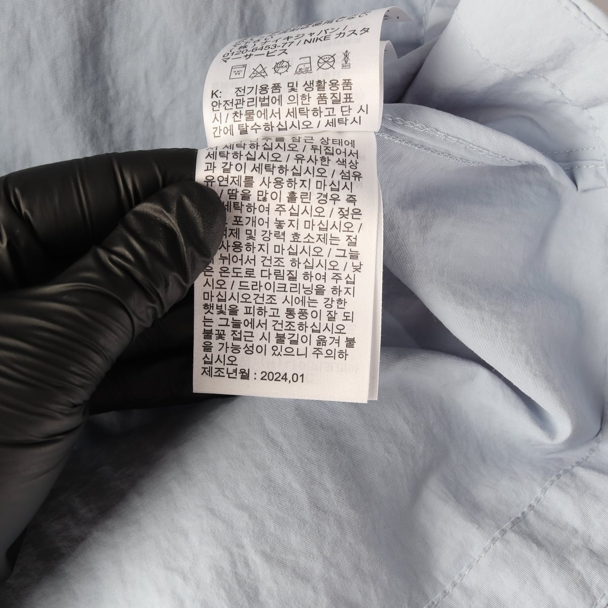 나이키 24SS 에브리씽 우븐 후드 재킷 바람막이 스카이블루 상세 이미지 6