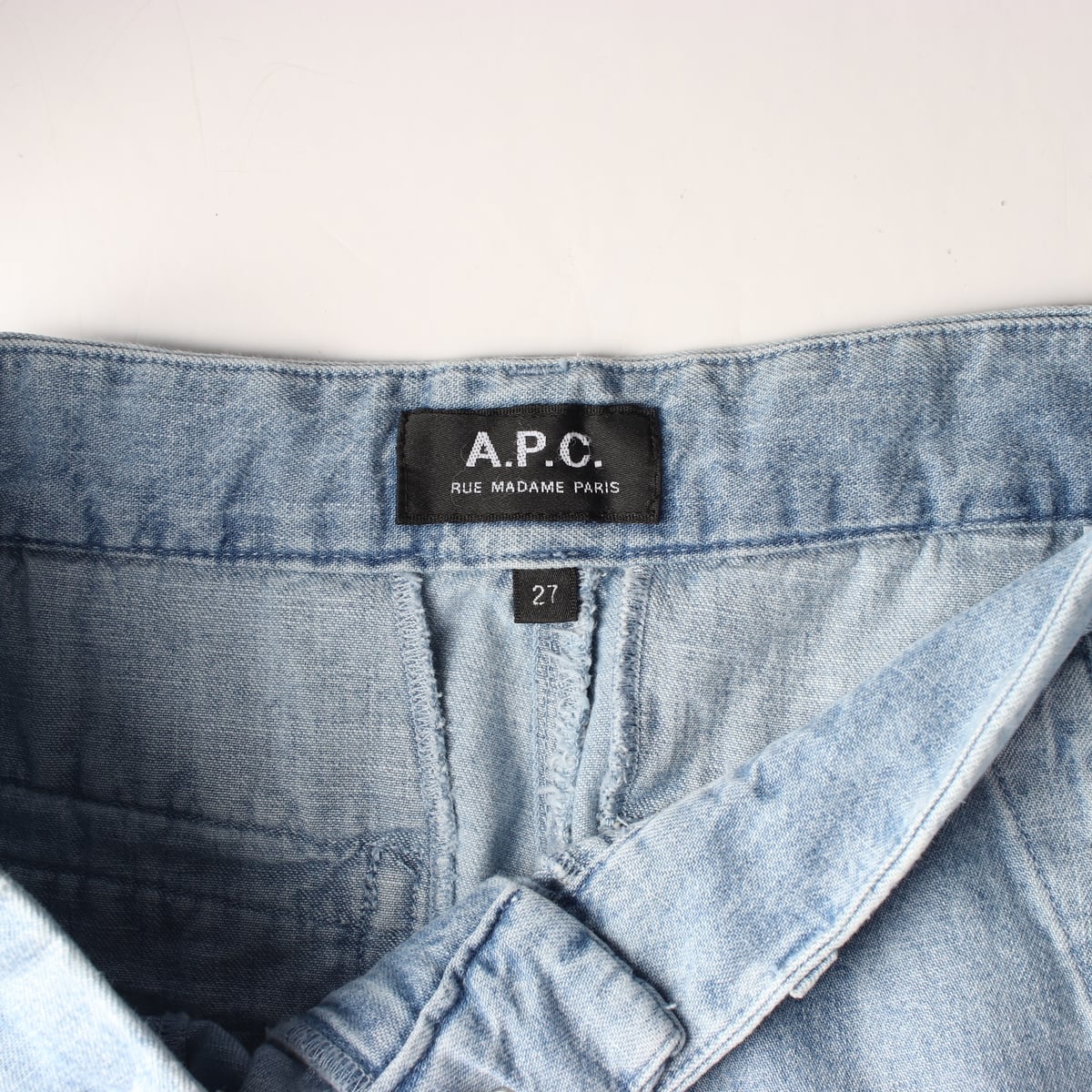 아페쎄 APC 23SS 포켓 디테일 스트레이트 데님팬츠 청바지 W27 상세 이미지 3