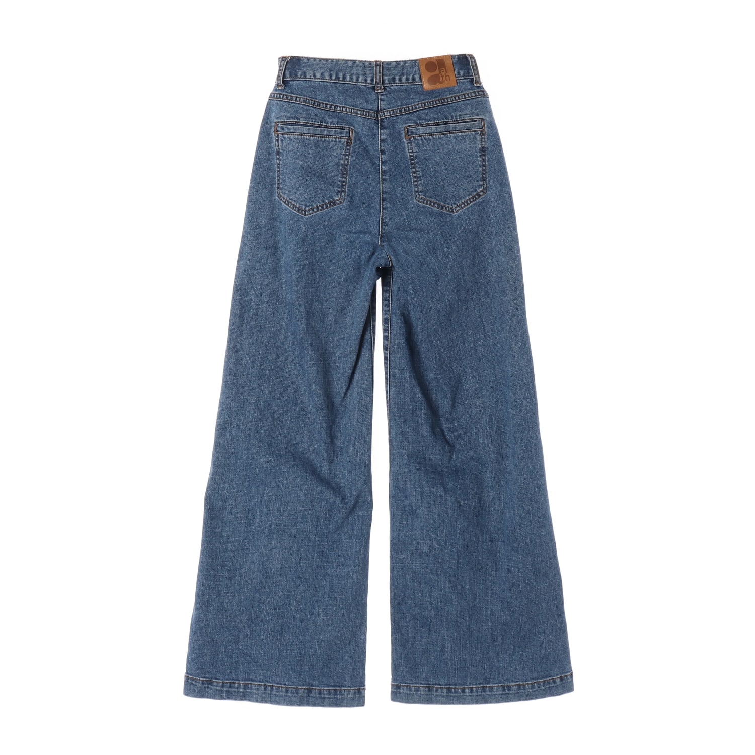 아떼바네사브루노 22FW 와이드핏 아웃포켓 면 데님팬츠 이미지 2