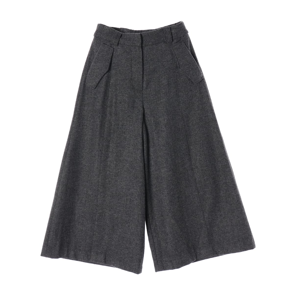 칼 라거펠트 21FW 와이드핏 울 혼방 크롭 슬랙스 상세 이미지 1