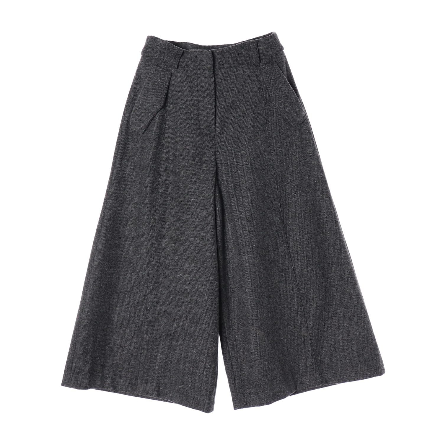 칼 라거펠트 21FW 와이드핏 울 혼방 크롭 슬랙스 이미지 1