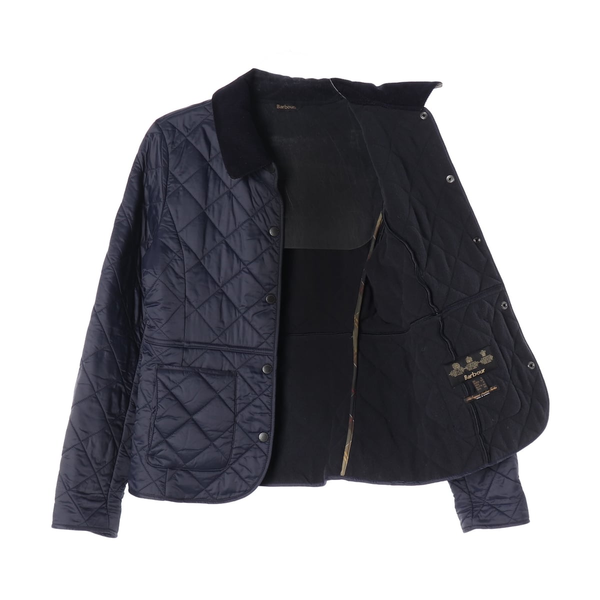 바버 21FW 데브론 퀼팅 코듀로이 카라 점퍼 재킷 상세 이미지 2