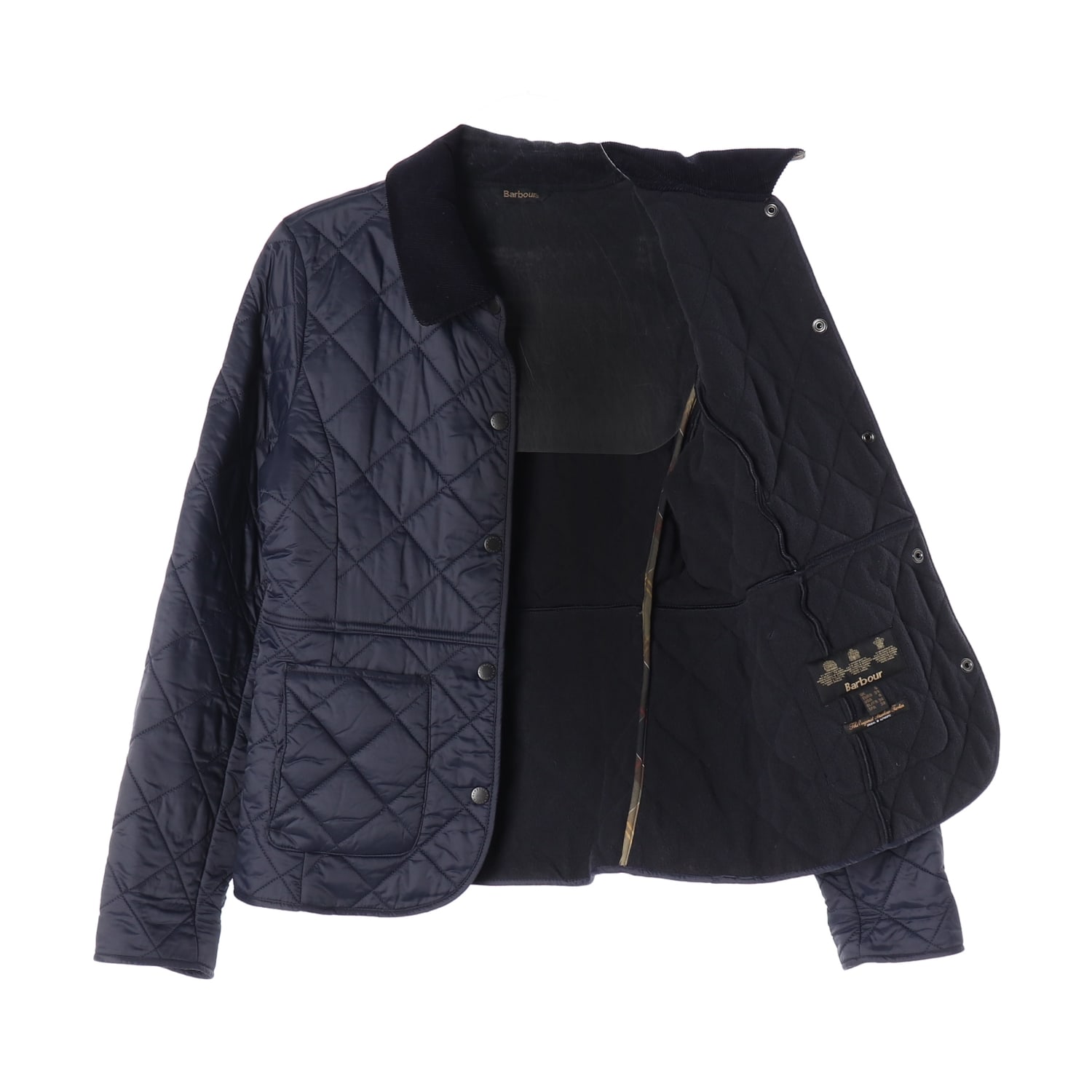 바버 21FW 데브론 퀼팅 코듀로이 카라 점퍼 재킷 이미지 2