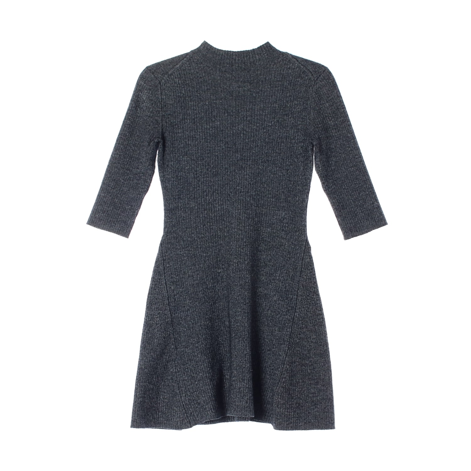마쥬 21FW 모크넥 립 울 플레어 숏 원피스 이미지 2