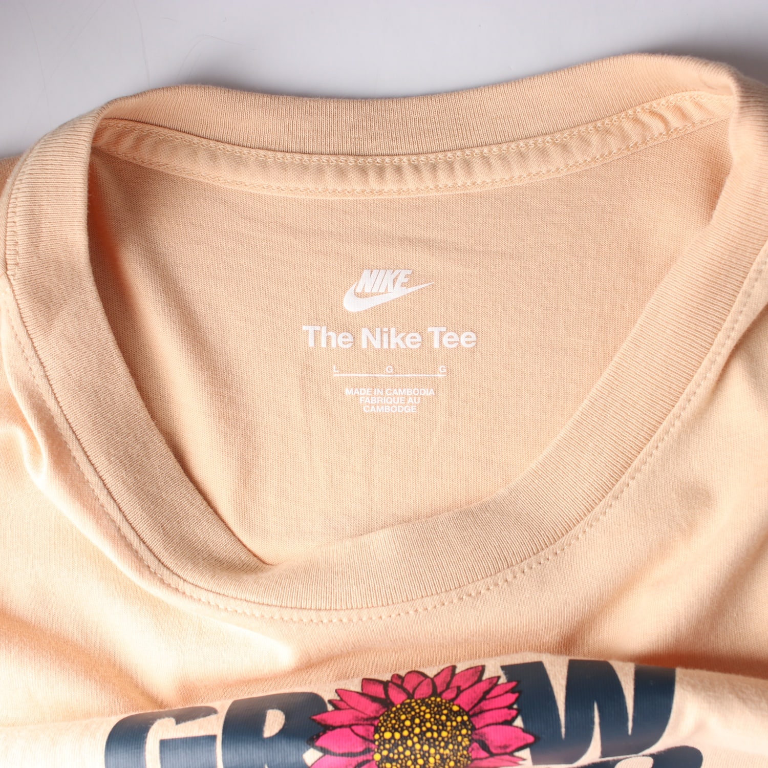 나이키 23SS GROW YOUR SOLE 그래픽 프린트 반팔 티셔츠 이미지 3