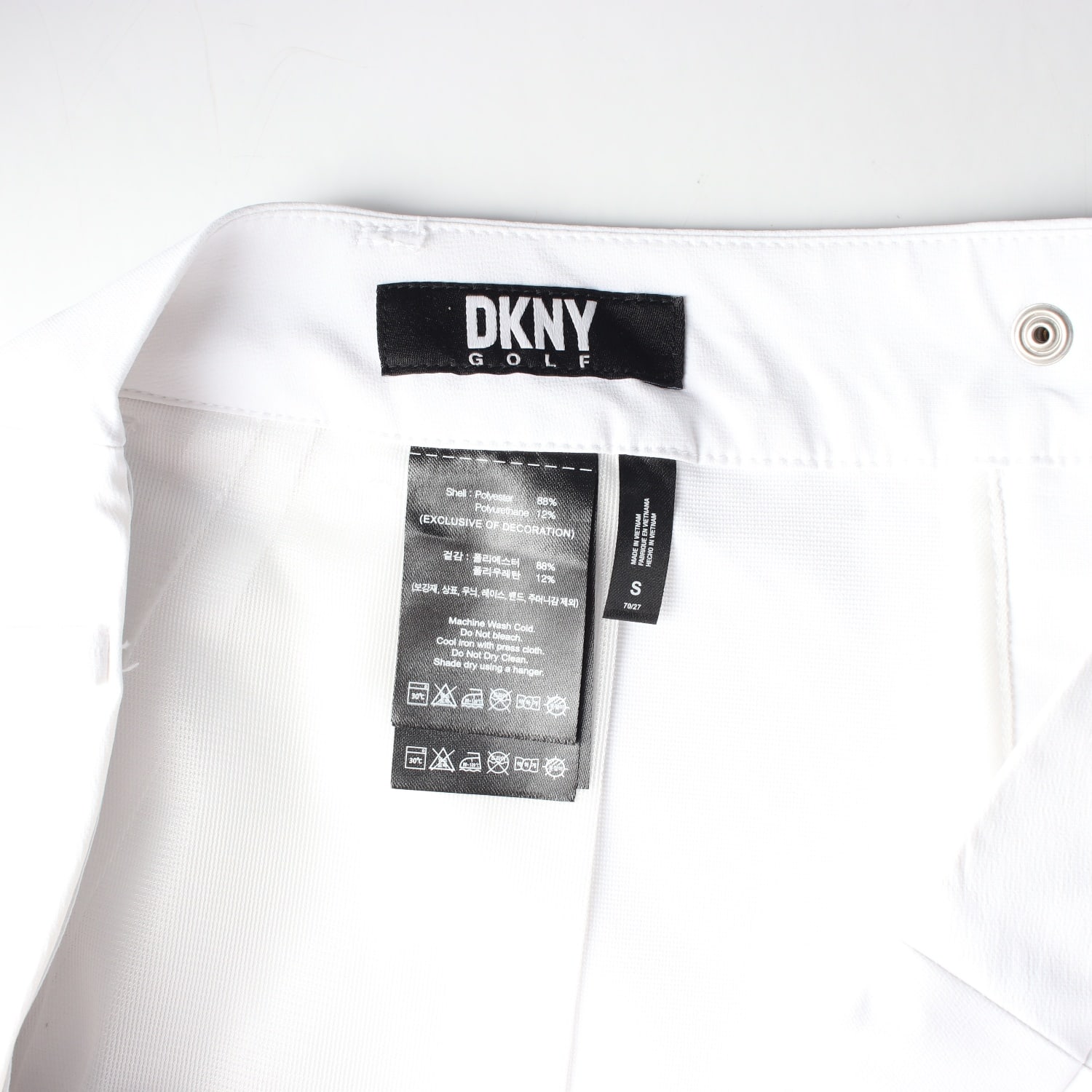 디케이엔와이 DKNY 골프 24SS 슬림 숏팬츠 화이트 이미지 3