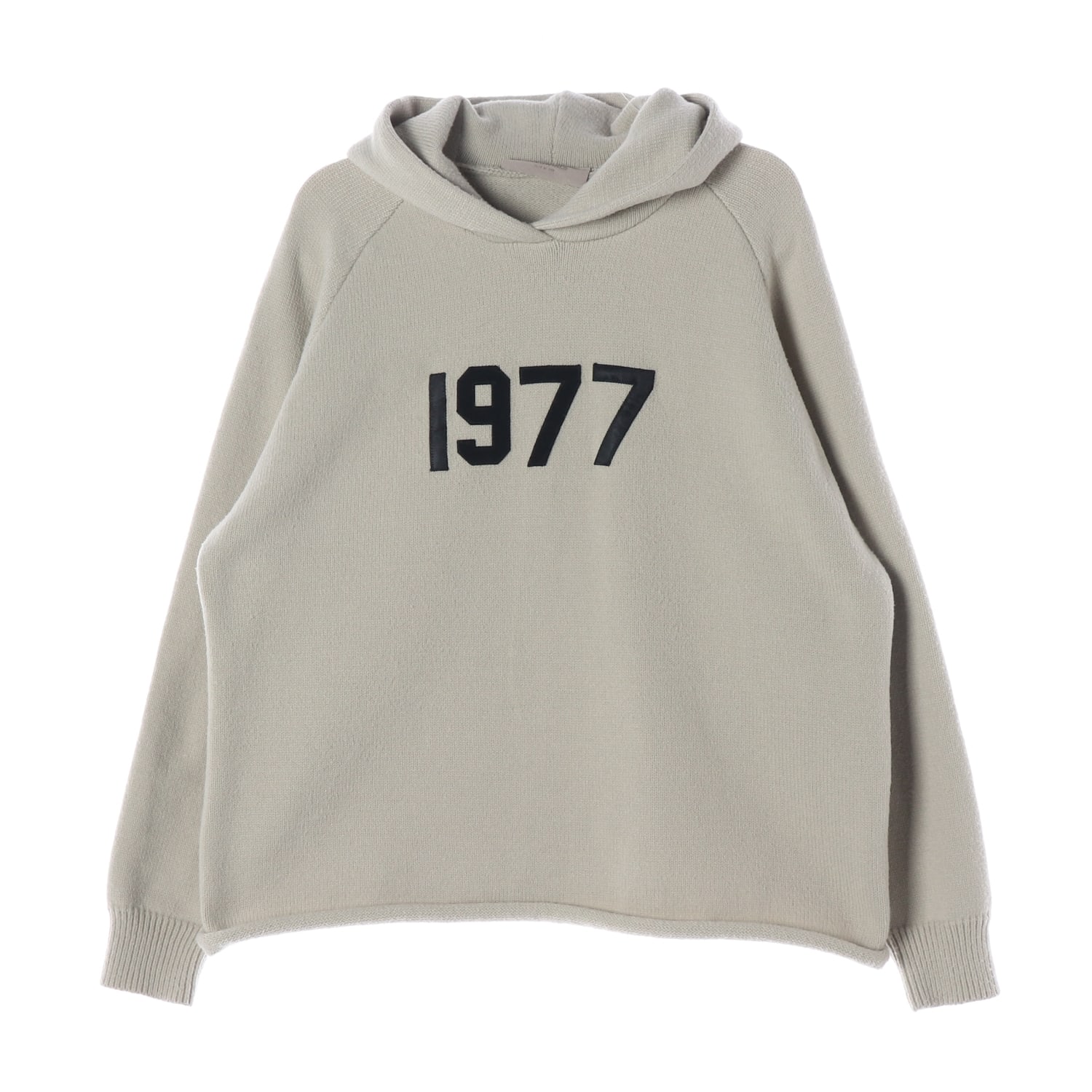 에센셜 피어오브갓 1977 그래픽 오버핏 후드 니트 후드티 이미지 1