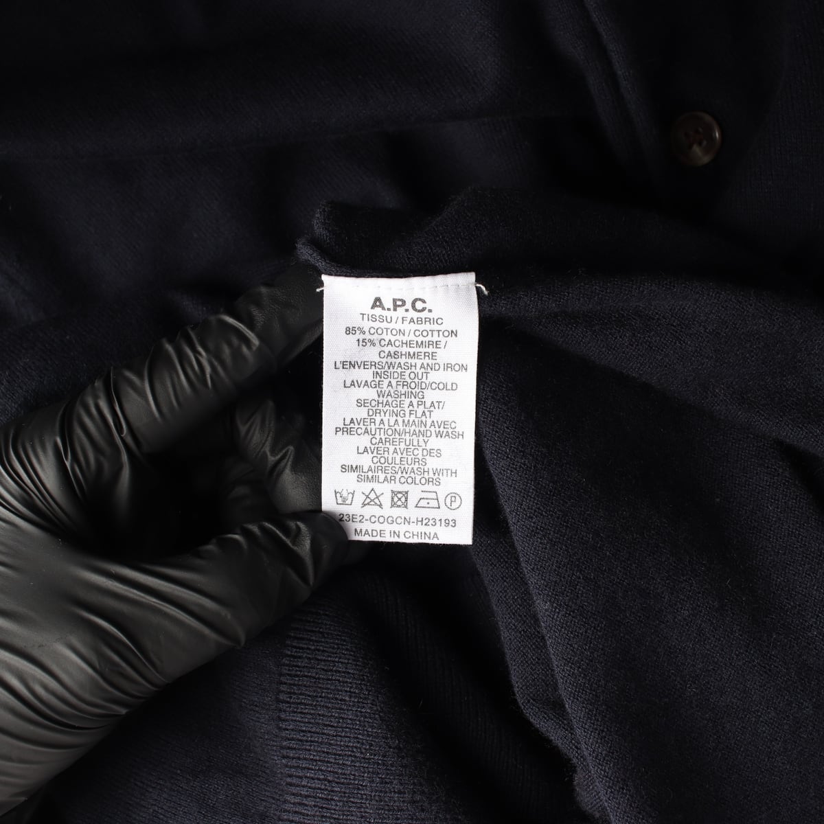 아페쎄 APC 23SS 캐시미어 블렌드 반팔 폴로 카라 니트  상세 이미지 4