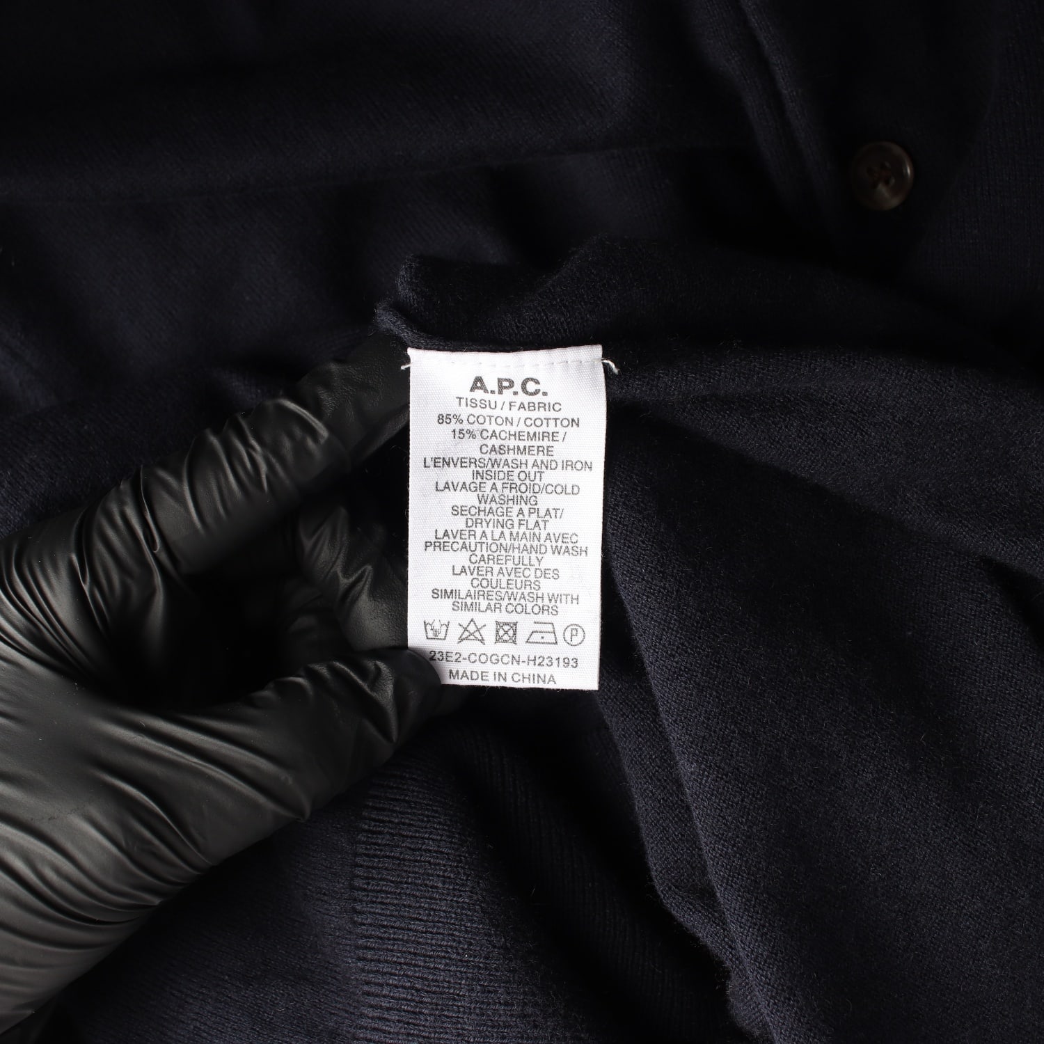 아페쎄 APC 23SS 캐시미어 블렌드 반팔 폴로 카라 니트  이미지 4