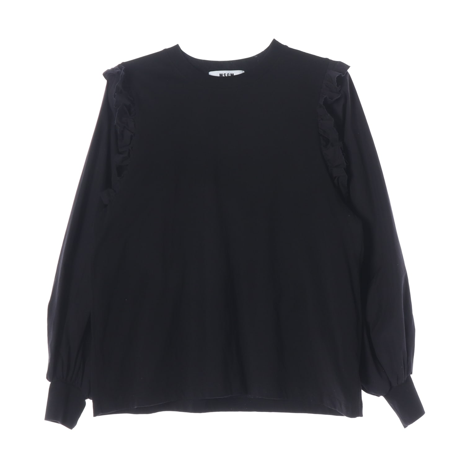 엠에스지엠 MSGM 21SS 러플 긴팔 블라우스 티셔츠 이미지 1