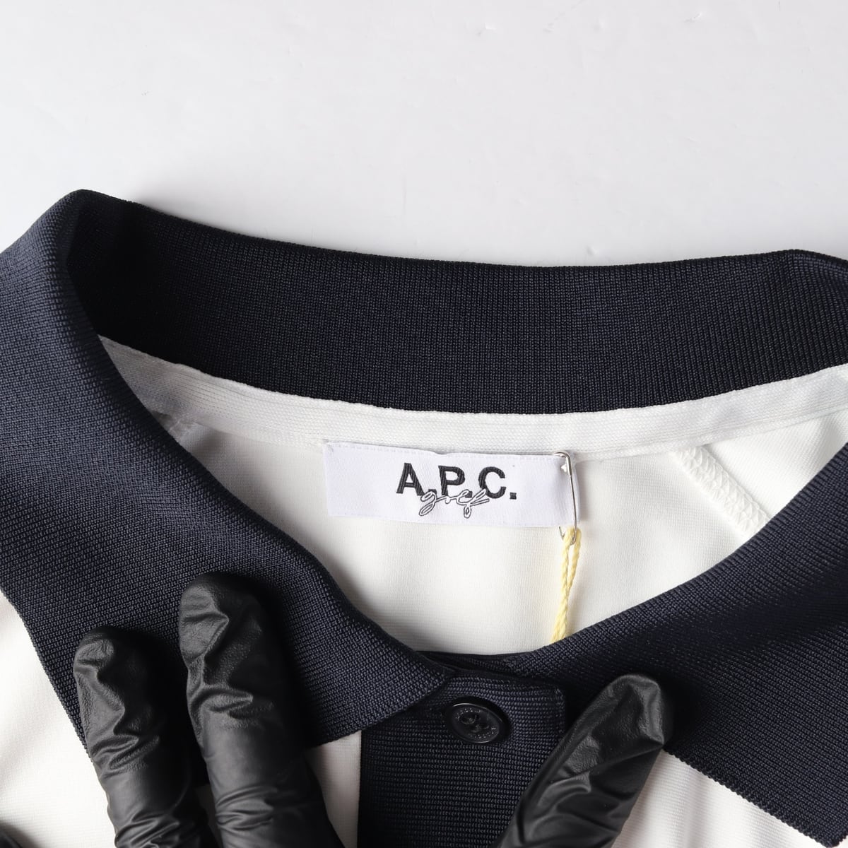 (새상품) 아페쎄 APC 골프 22SS 로고 자수 폴로 반팔 티셔츠 상세 이미지 3