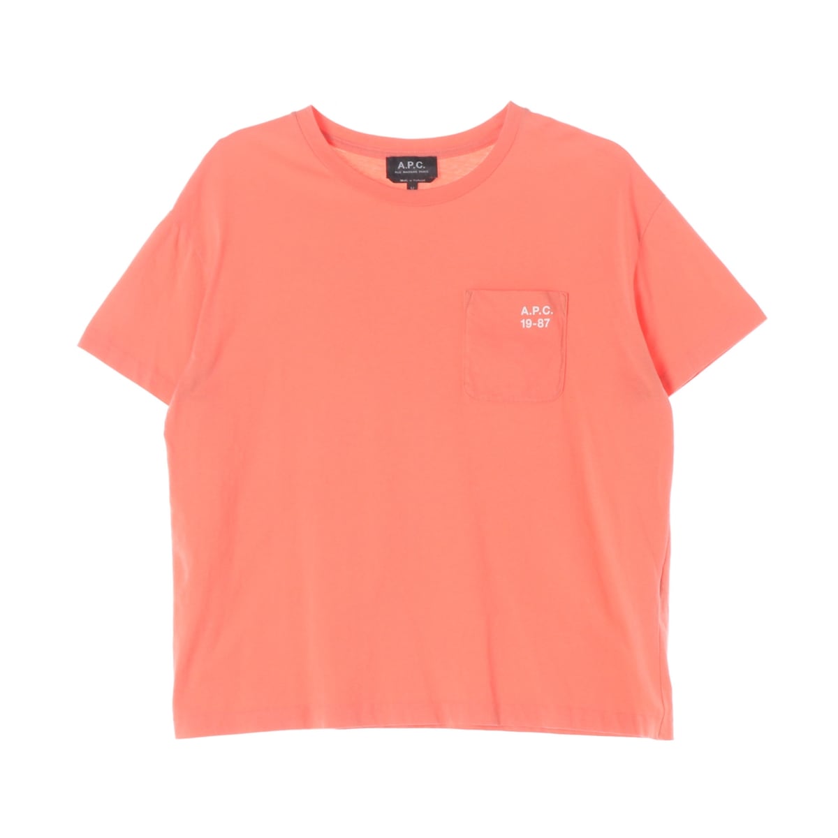 아페쎄 APC 21SS 로고 프린트 포켓 면 반팔 티셔츠 상세 이미지 1