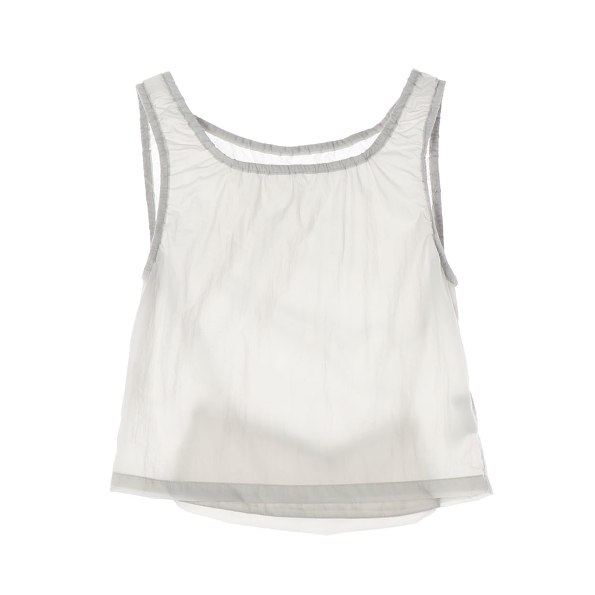 아모멘토 23SS 시어 슬리브리스 탑 상세 이미지 1