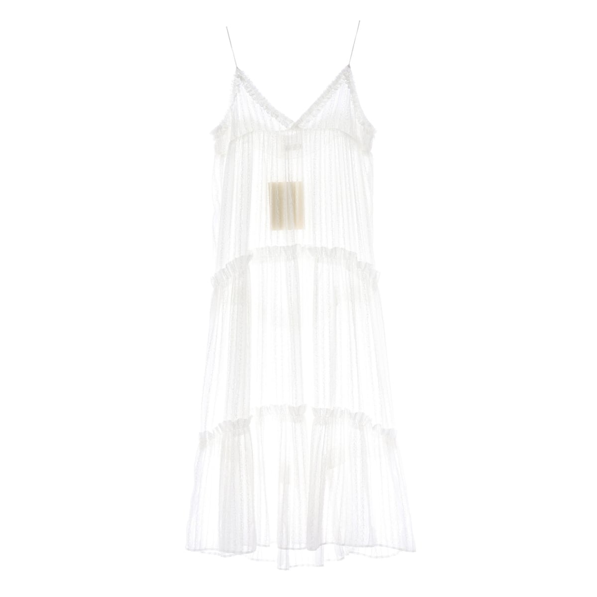 (새상품) 마이스 레이스 티어드 플레어 롱 원피스 상세 이미지 1