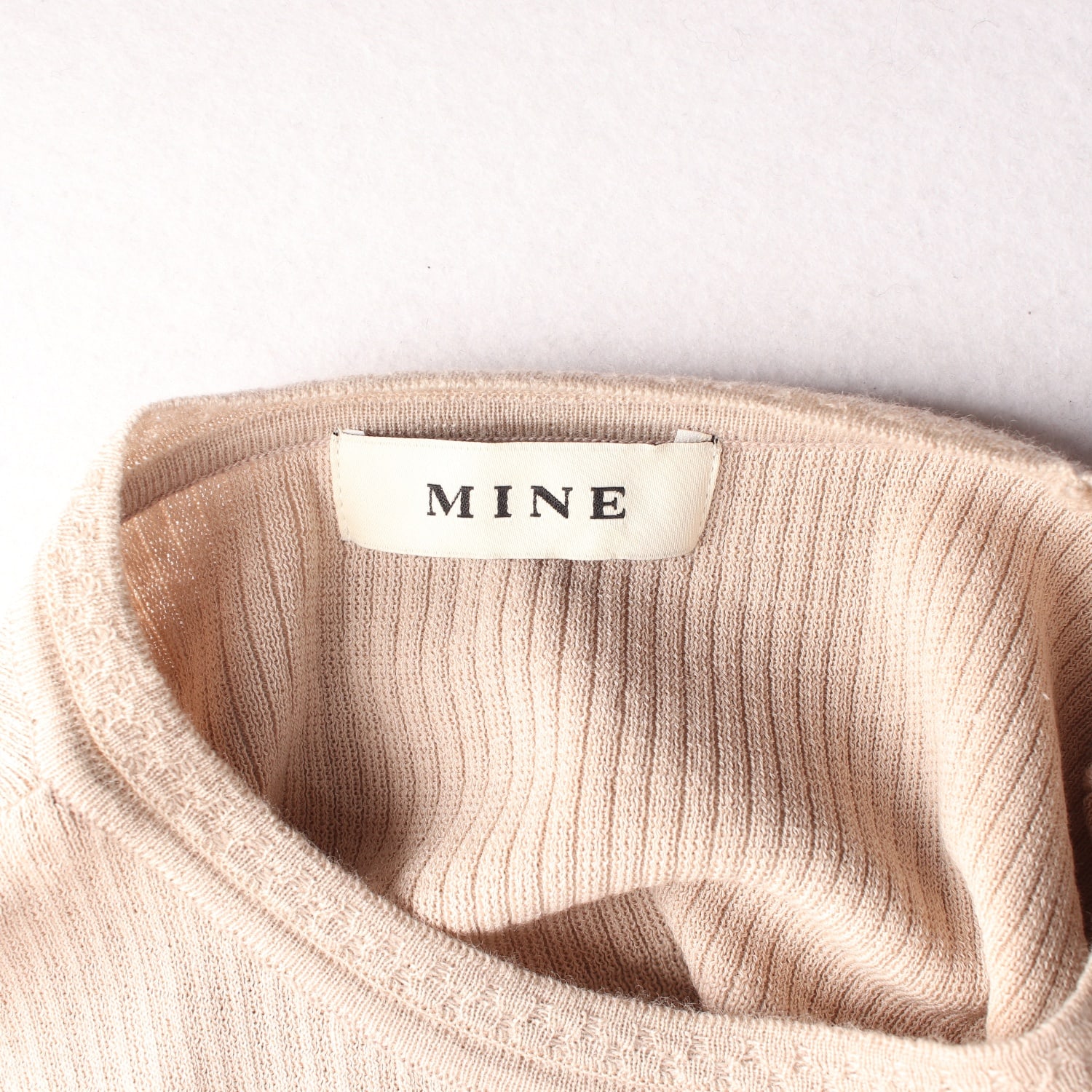 마인 22FW 울 블렌드 플리츠 러플 커프스 니트 스웨터 이미지 3