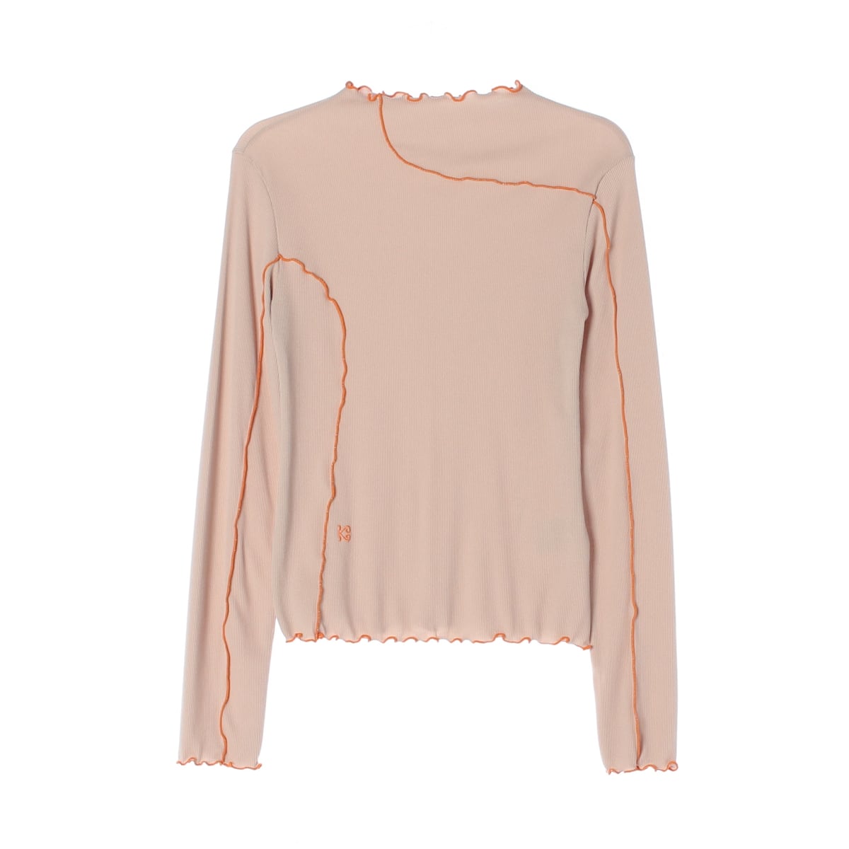 기준 23SS 로드맵 곡선 스티치 슬림핏 저지 탑 상세 이미지 1