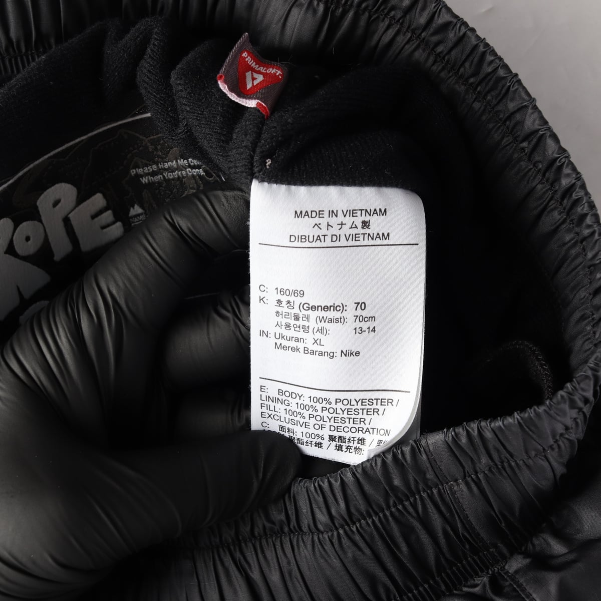 나이키 ACG 23FW 키즈 프라임로프트 스톰핏 테이퍼드 팬츠 상세 이미지 4