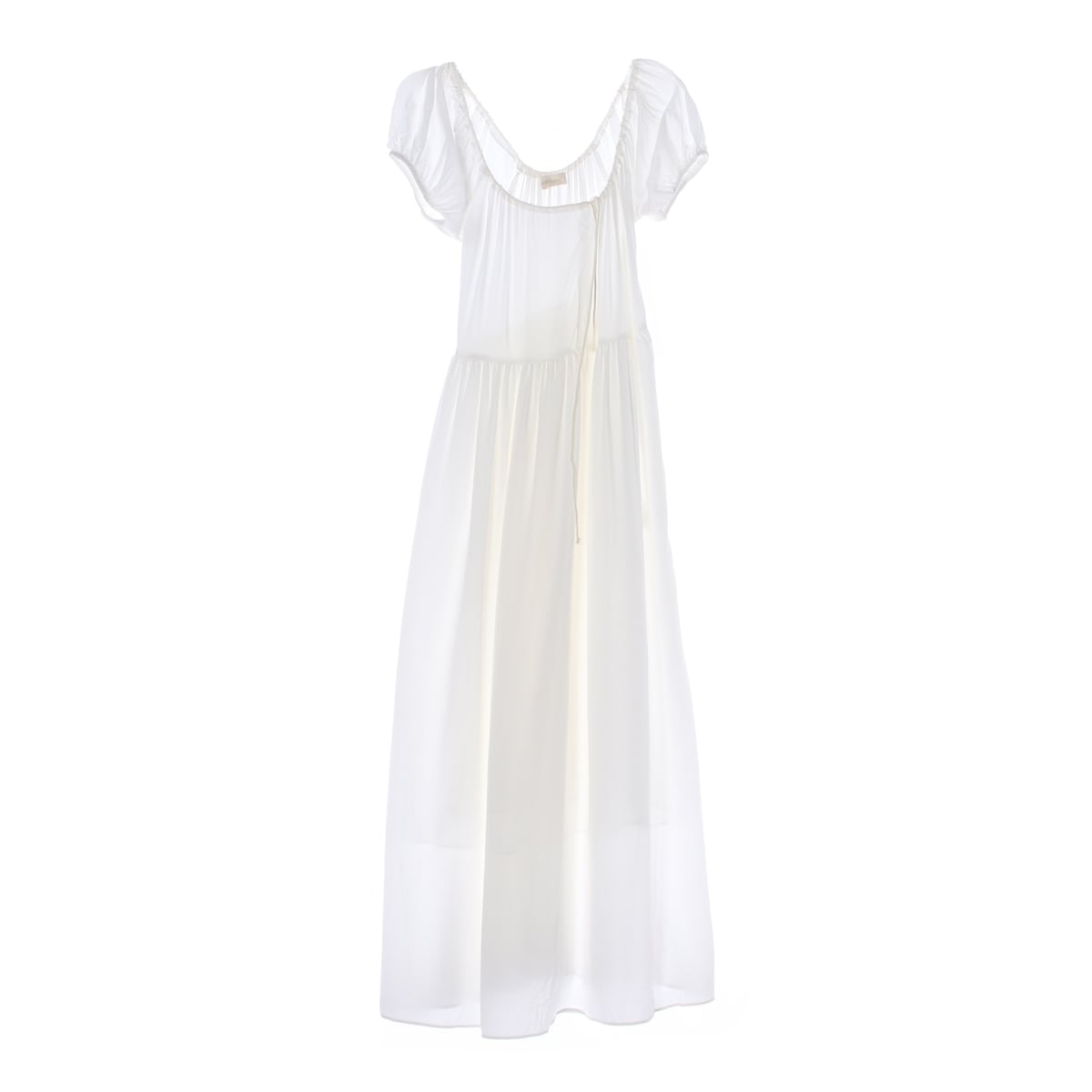 스무드무드 24SS Lucia Dress 루시아 롱 원피스 화이트 상세 이미지 1