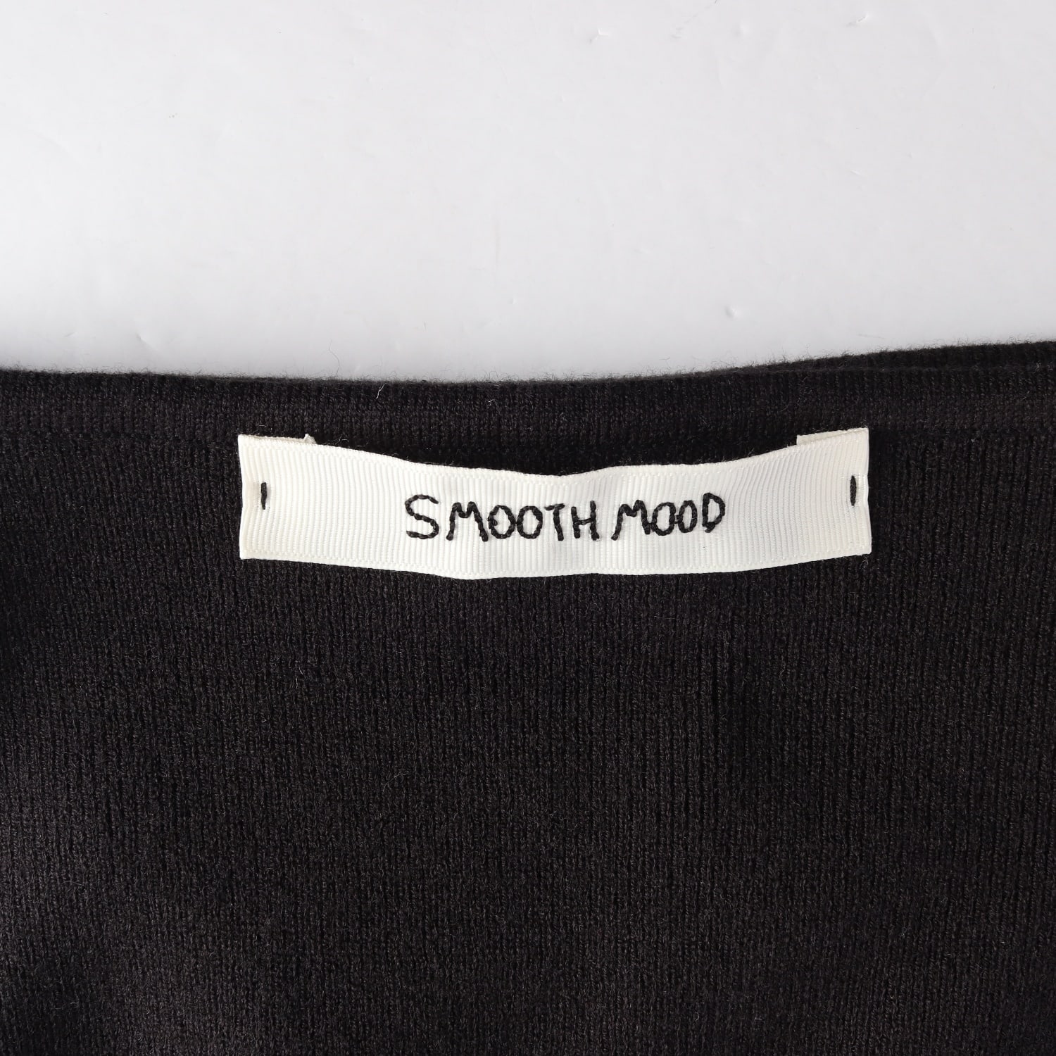 스무드무드 25FW Irony Halter Neck Knit 홀터넥 니트 블랙 이미지 3