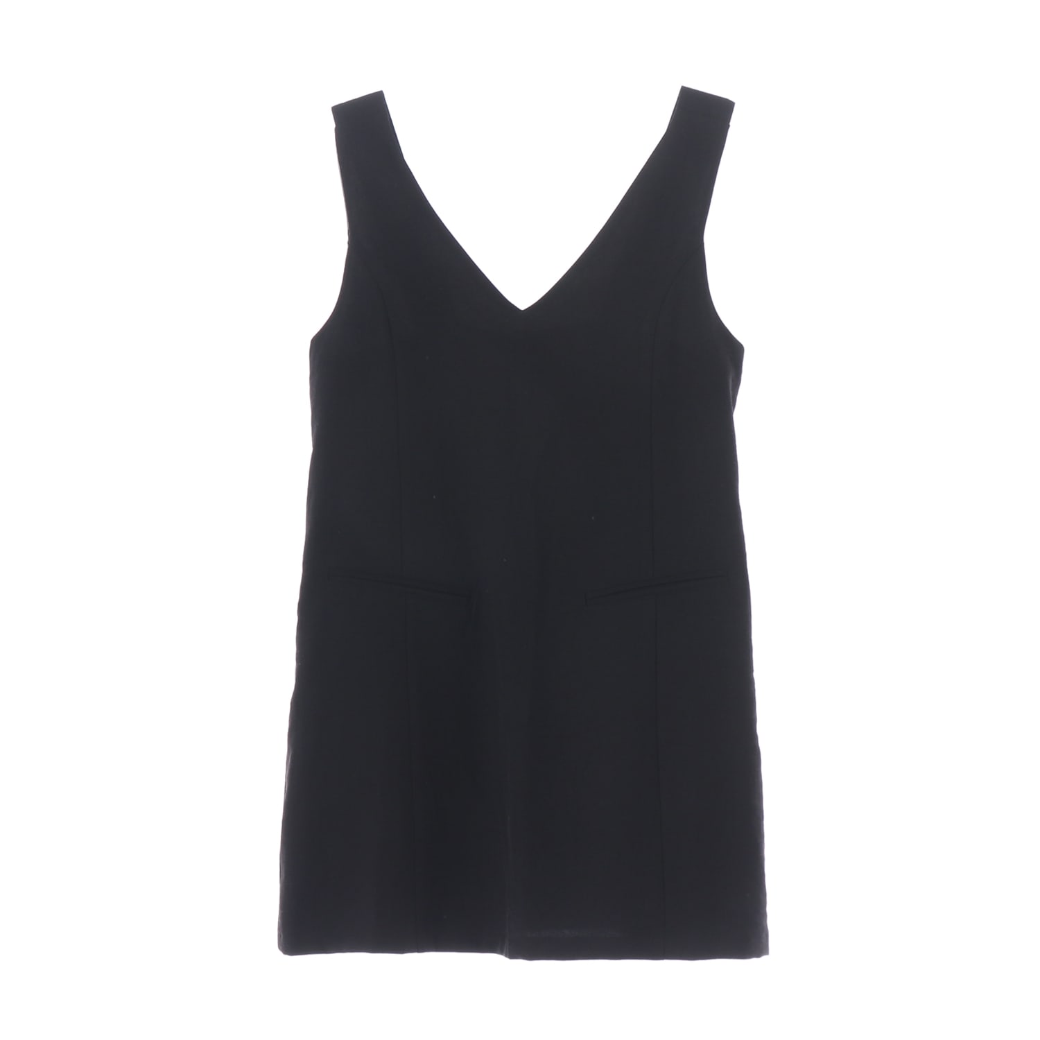 스무드무드 24SS Lull Mini Dress 린넨 슬리브리스 원피스 블랙 이미지 1