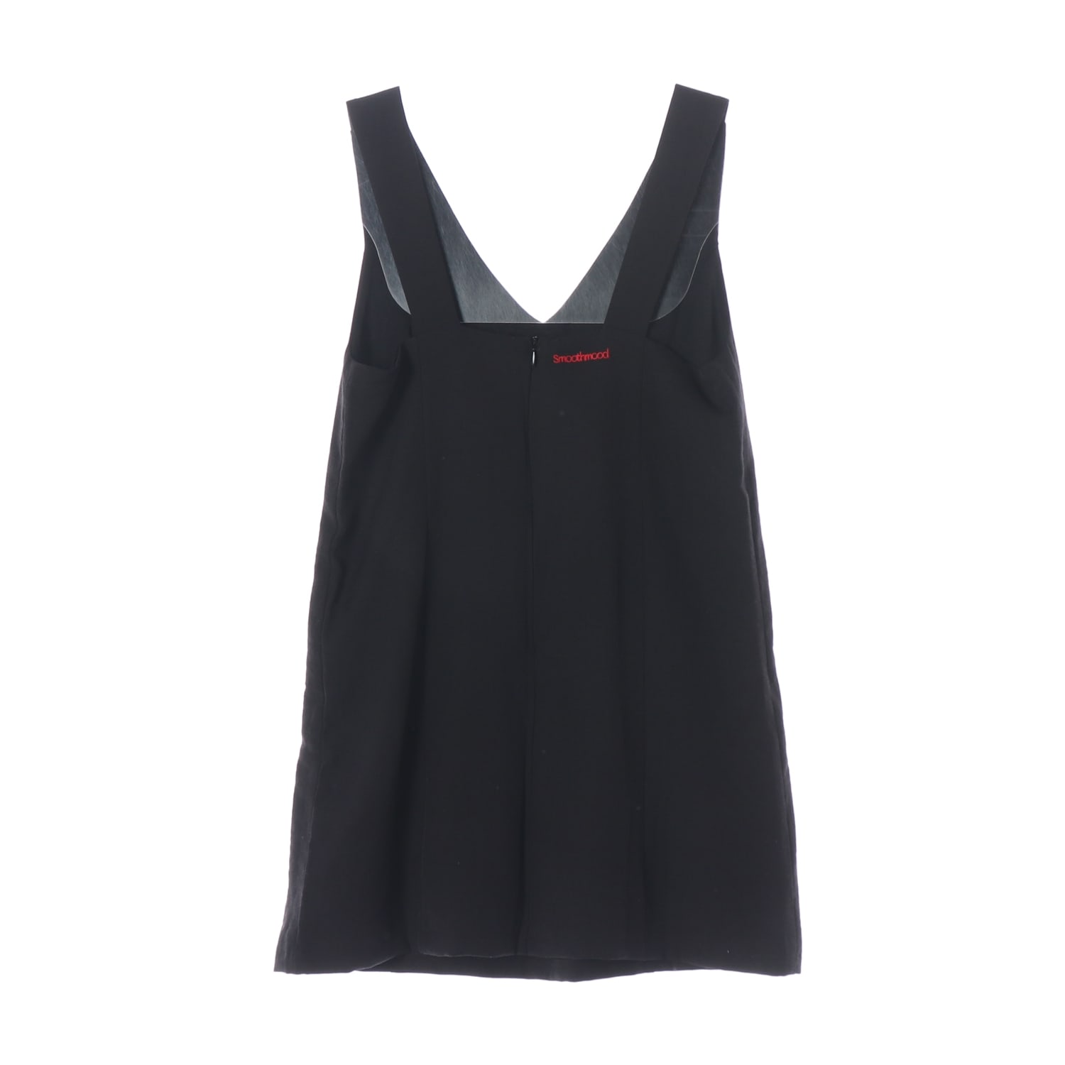 스무드무드 24SS Lull Mini Dress 린넨 슬리브리스 원피스 블랙 이미지 2