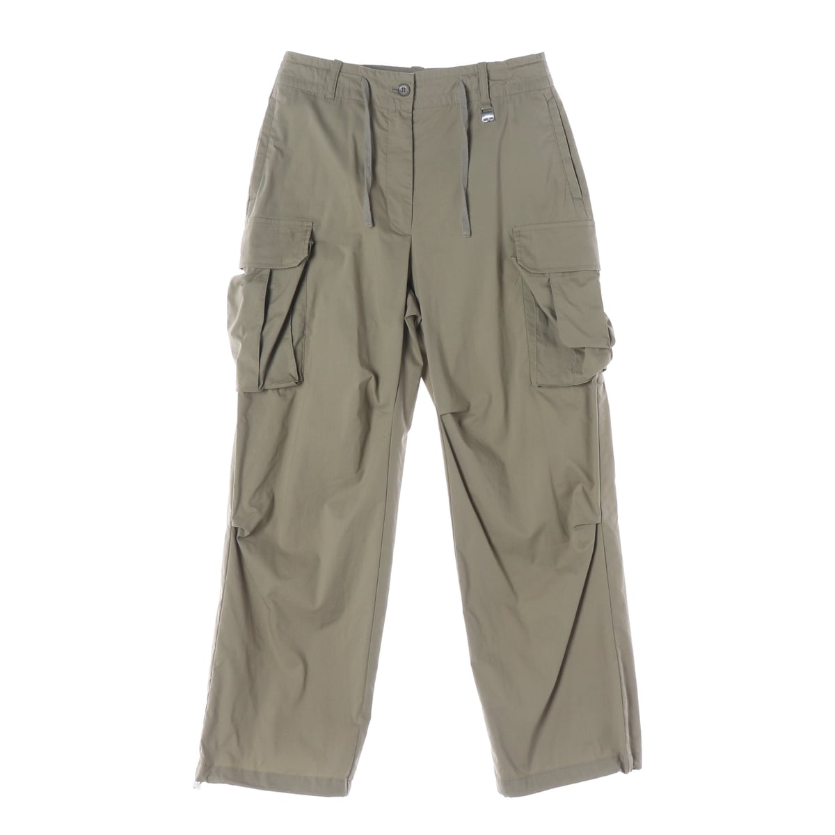 마뗑킴 22FW 코튼 나일론 카고 파라수트 팬츠 카키 상세 이미지 1
