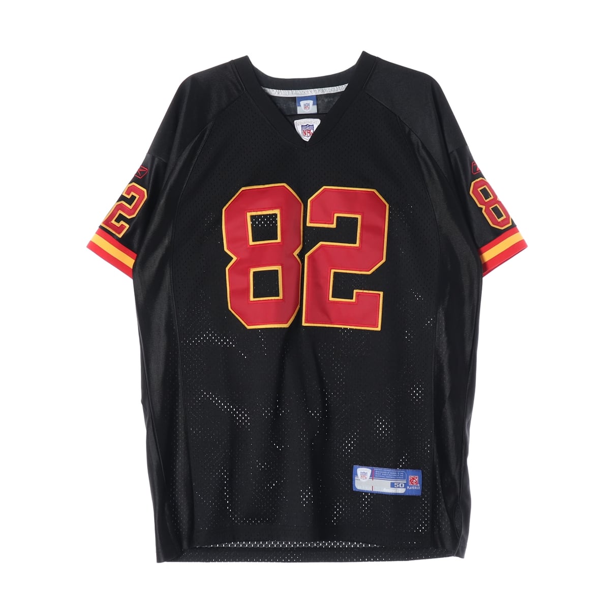 NFL x 리복 82 Bowe 레터링 로고 프린트 오버핏 반팔 티셔츠 상세 이미지 1