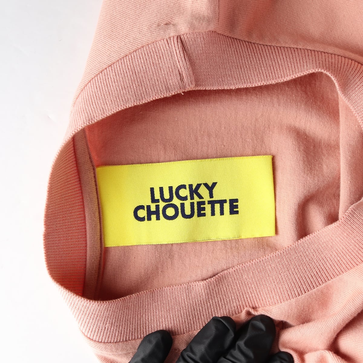 럭키슈에뜨 (LUCKY CHOUETTE) 부엉이 그래픽 크롭 오버핏 면 반팔 티셔츠 상세 이미지 3