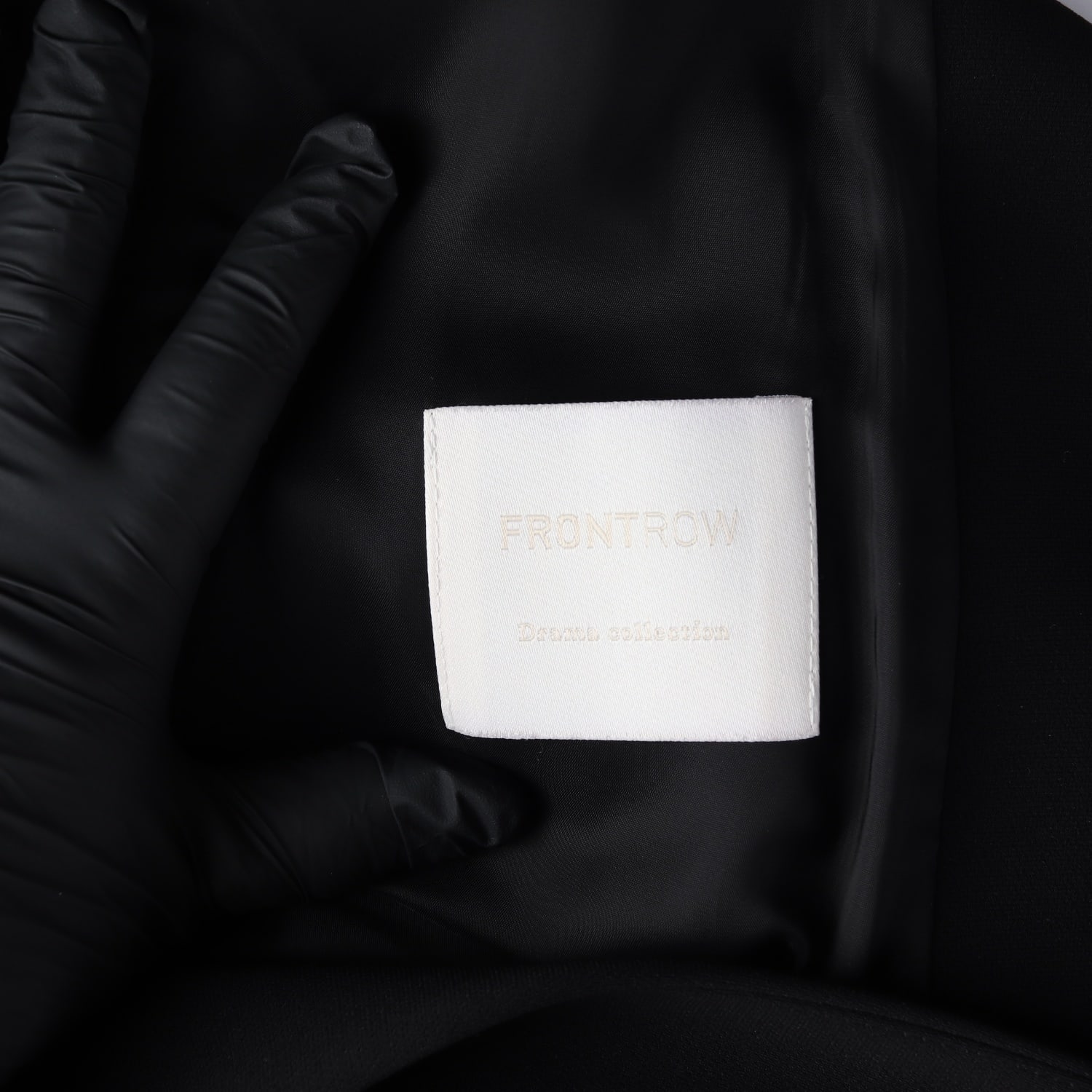 프론트로우 트리아세테이트 싱글 버튼 블레이저 재킷 이미지 3