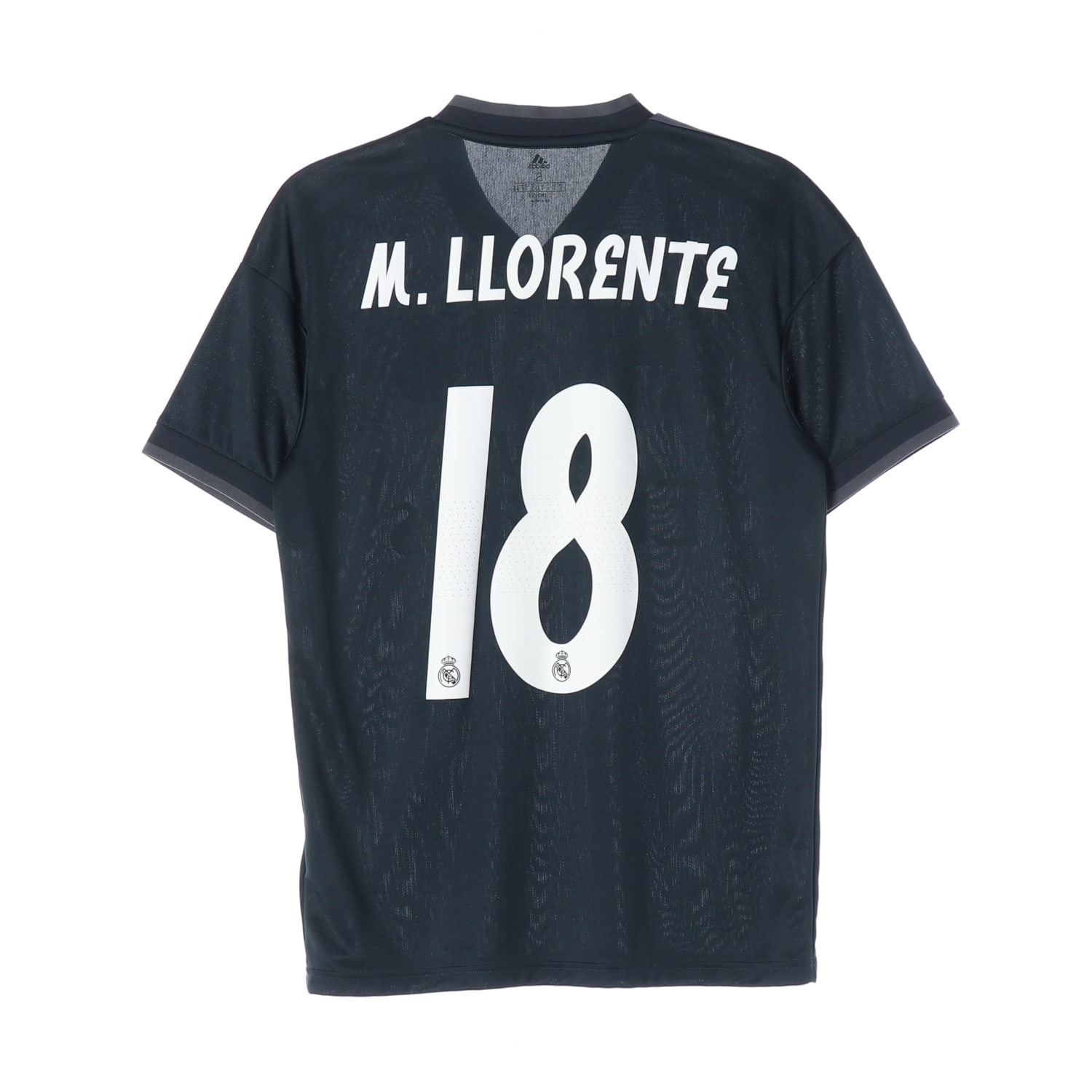 아디다스 레알 마드리드 M. LLORENTE 18 프린트 축구 유니폼 반팔 티셔츠 이미지 2