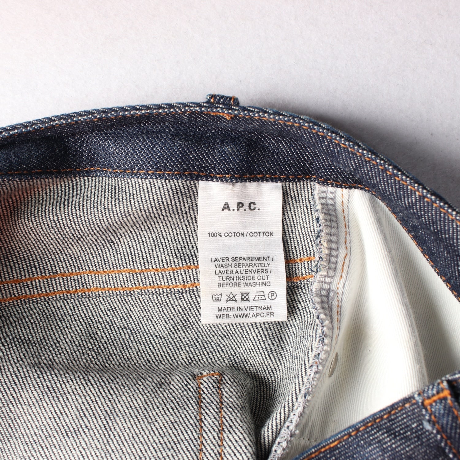 아페쎄 APC 생지 클래식 데님 숏 스커트 이미지 4