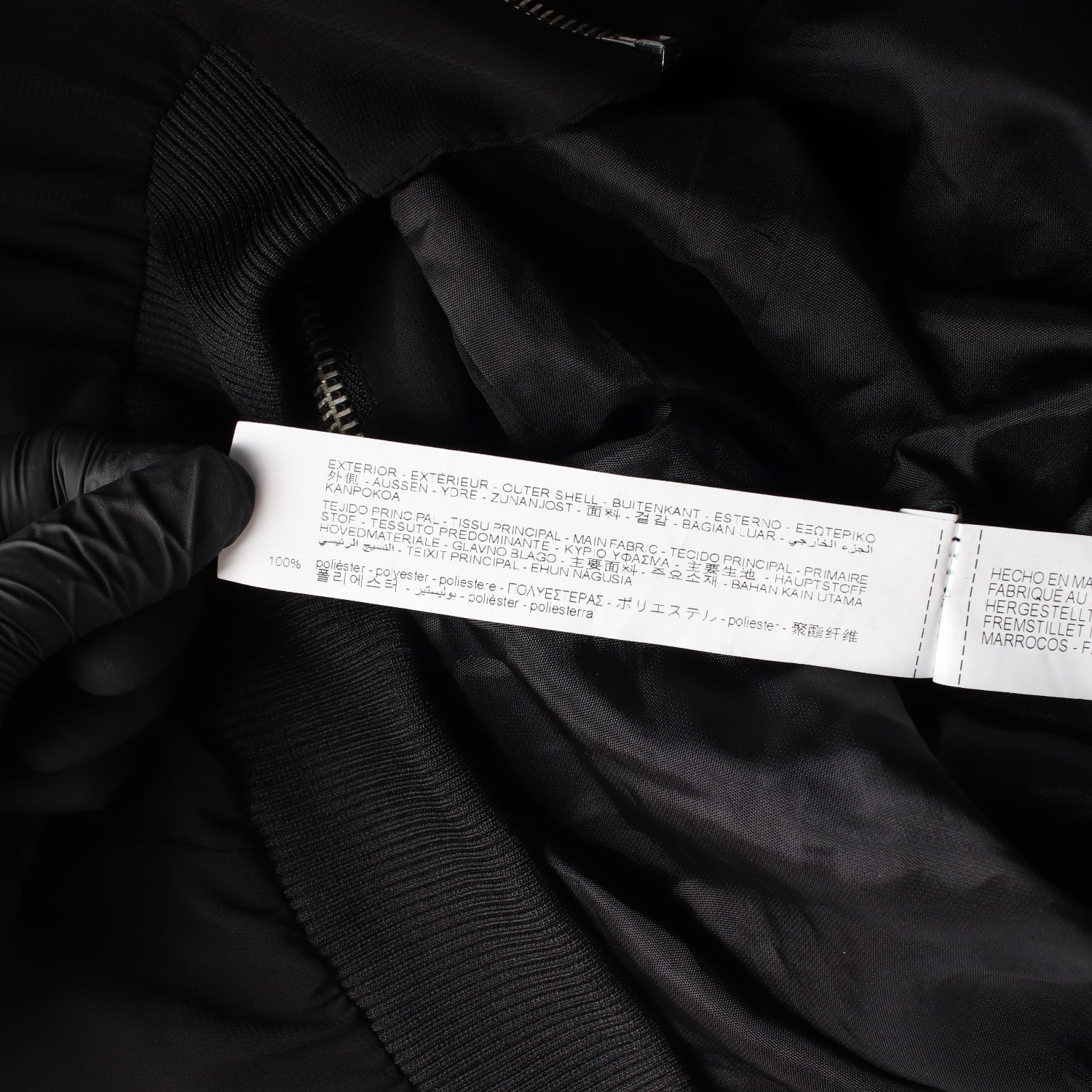 자라 크롭핏 지퍼 점퍼 재킷 블랙 L 이미지 5