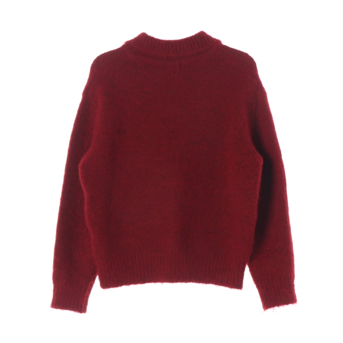 시엔느 23FW Monica 모니카 카라 울 블렌드 니트 스웨터 레드 상세 이미지 2