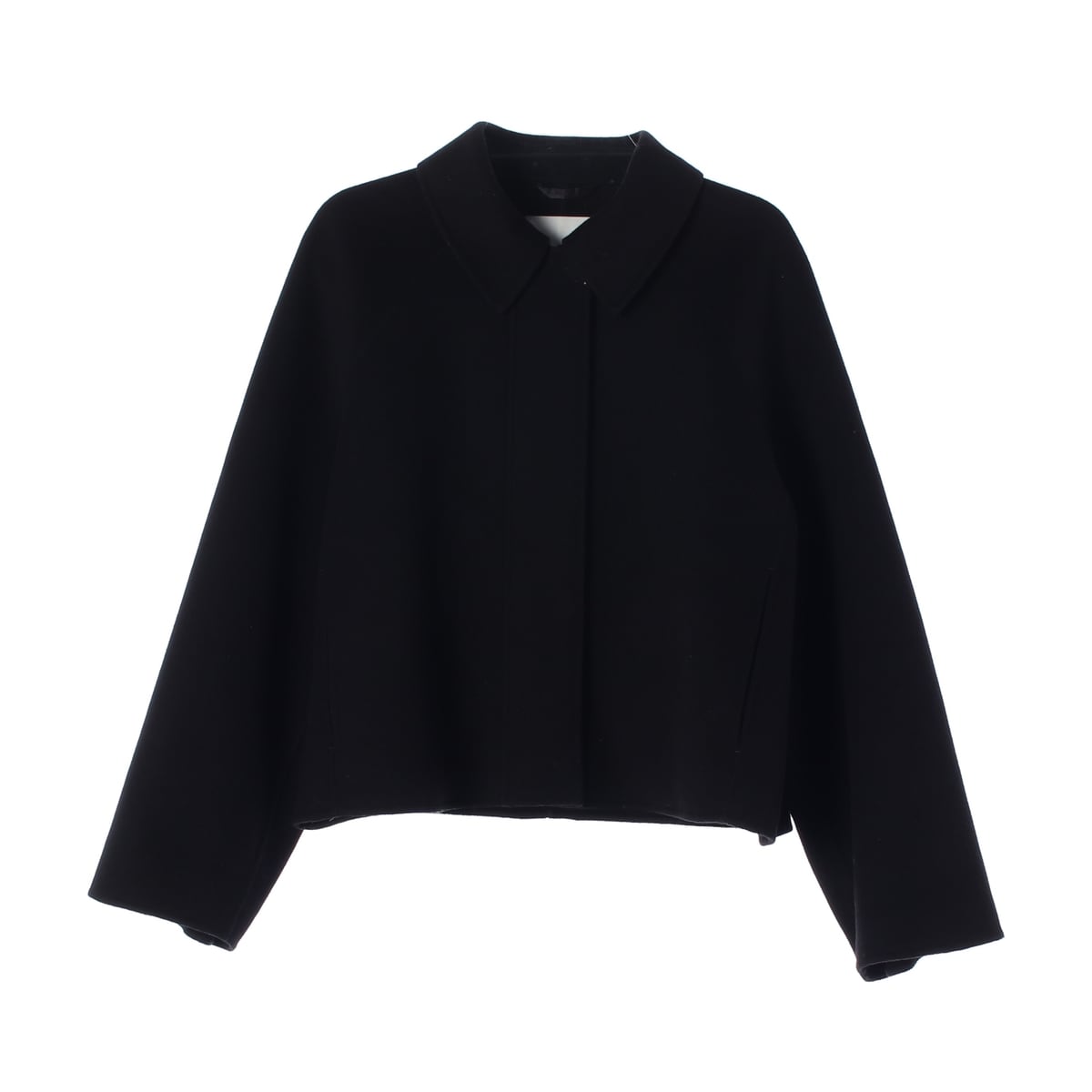 코스 COS 23FW 울 블렌드 카라 지퍼 숏 코트 재킷 상세 이미지 1