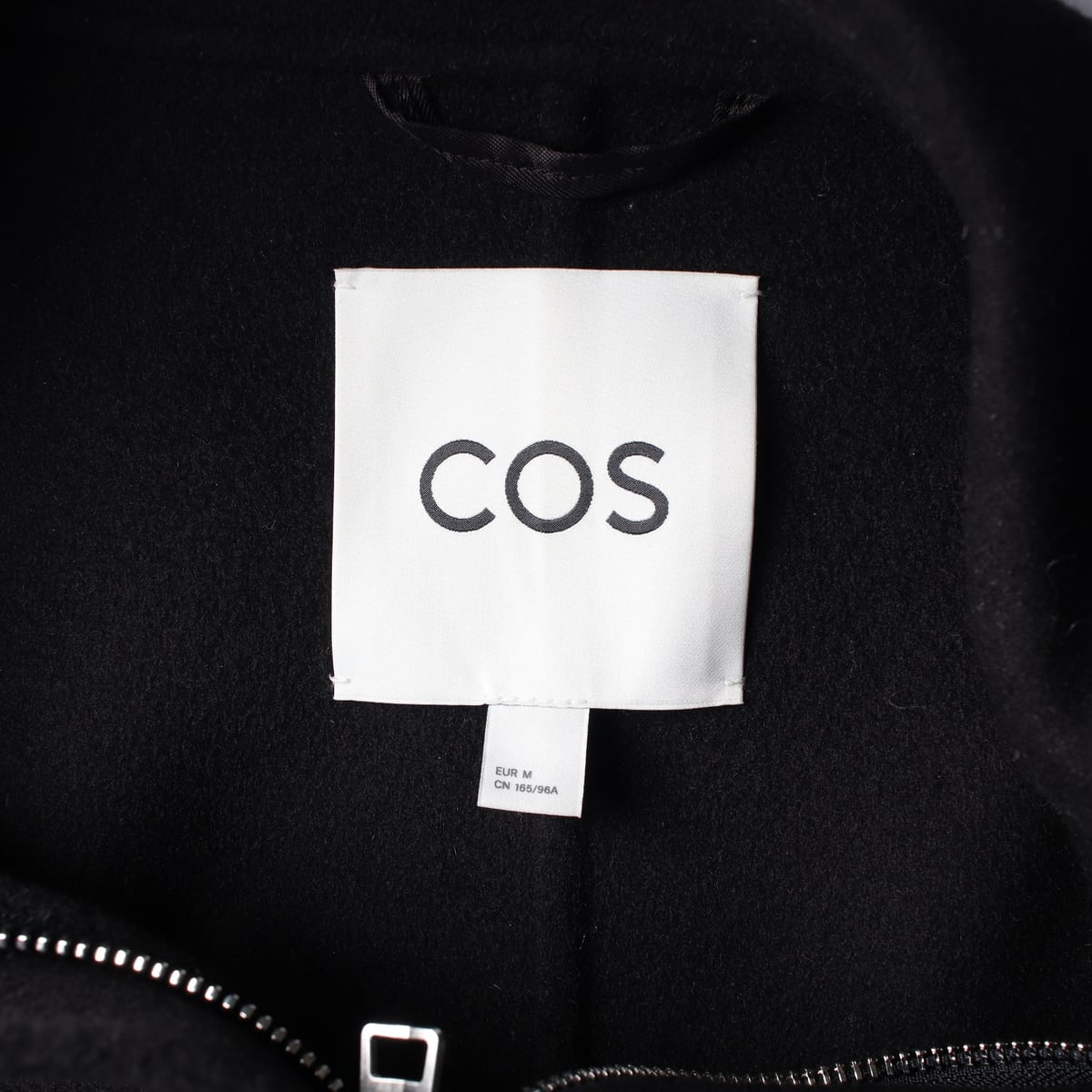 코스 COS 23FW 울 블렌드 카라 지퍼 숏 코트 재킷 상세 이미지 3